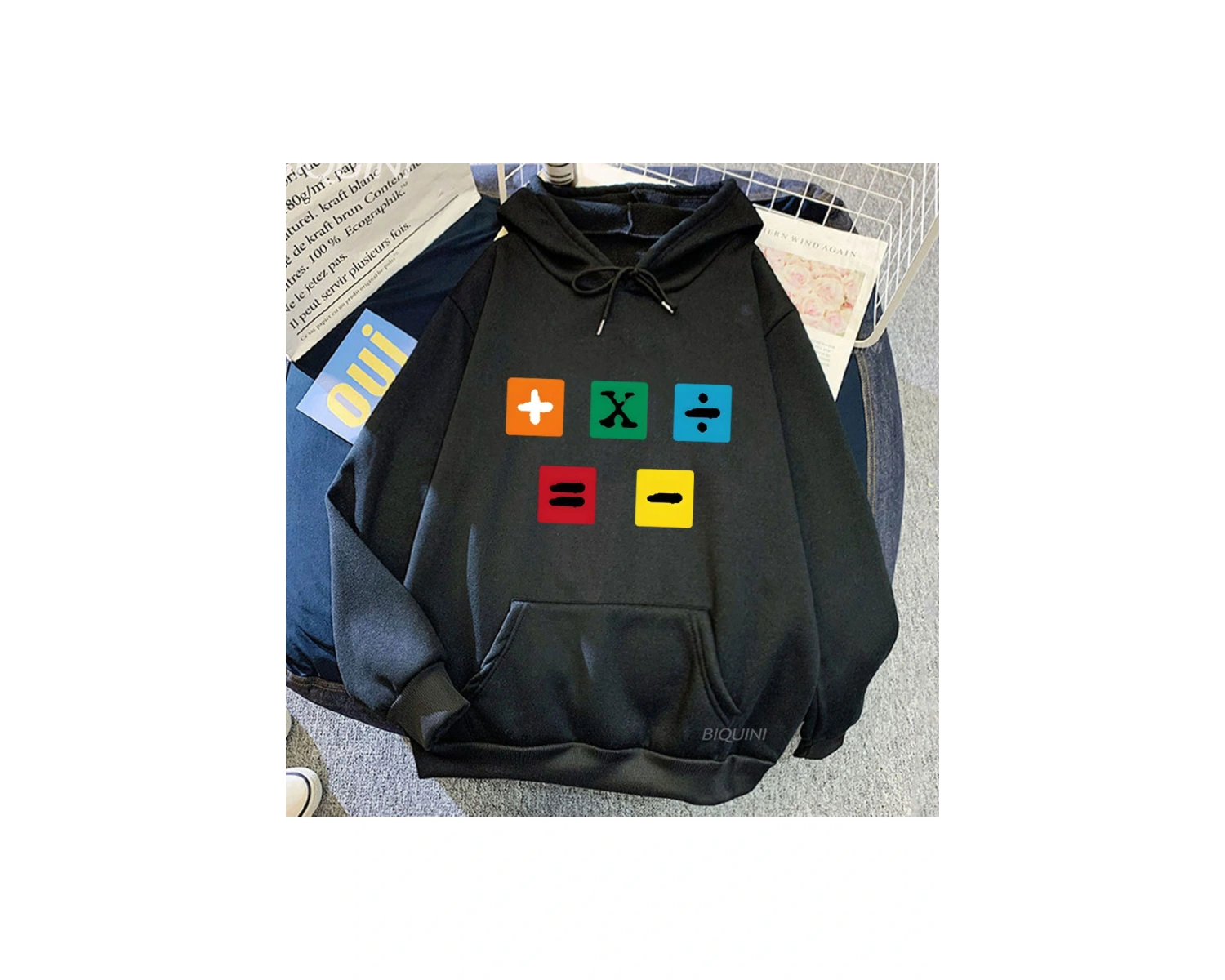 Beyaz Unisex Ed Sheeran 2023 Tur Hoodie Moda Rahatn