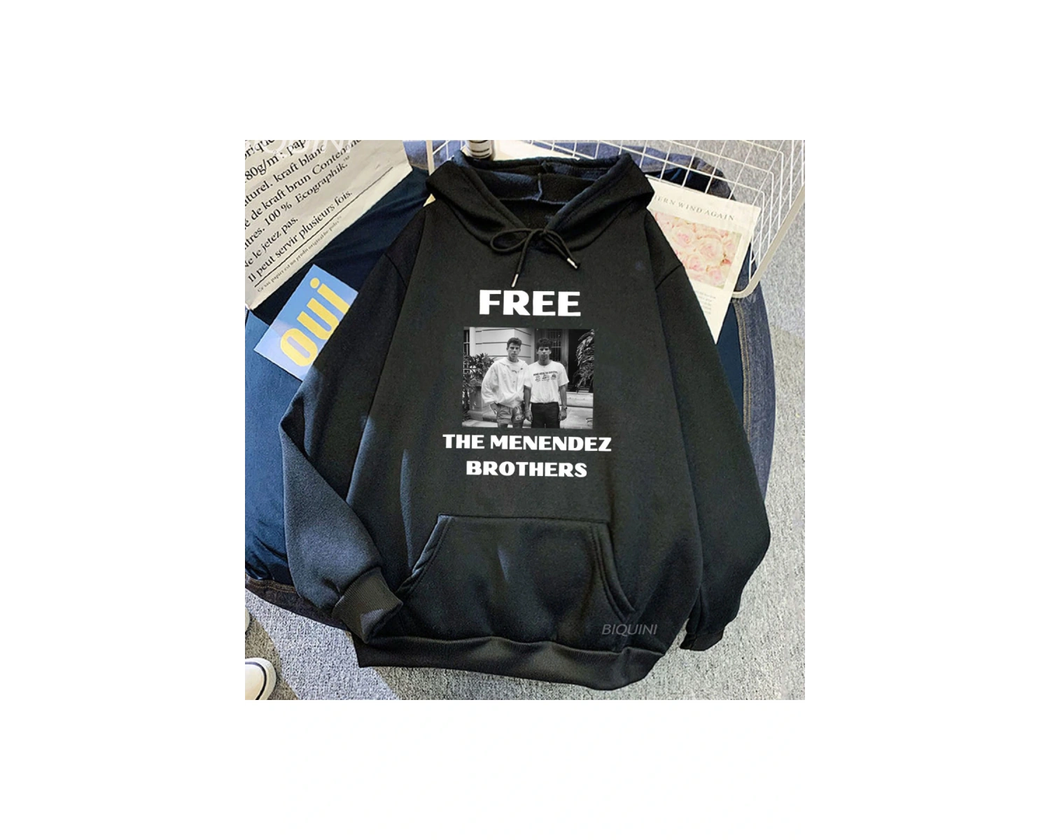 Beyaz Unisex Film Baskıi Ücretsiz Menendez Kardeşler Nicholas Chavez Rahat Er