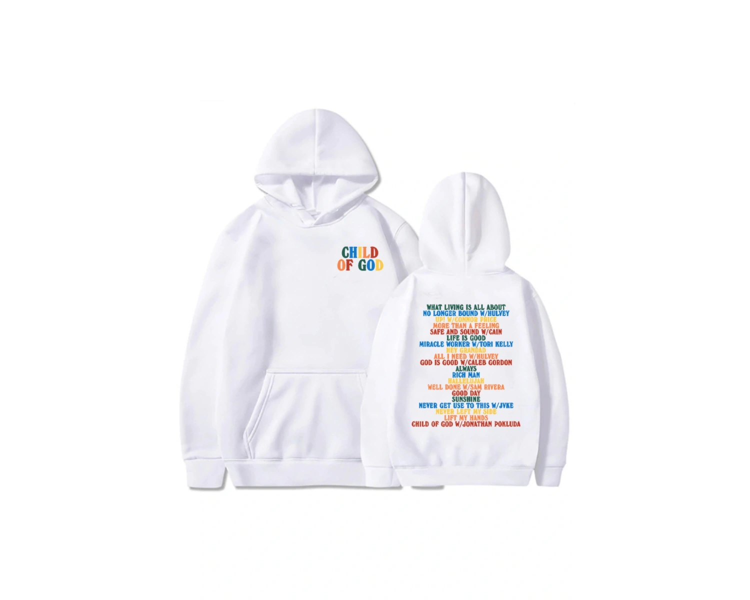 Beyaz Unisex giyim çocuk tanrı turu Frank Frank rahat yumuşak Moletom mektup grafik