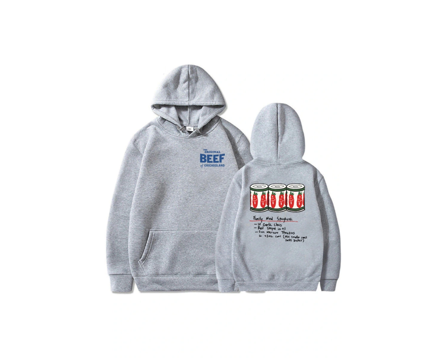 Beyaz Unisex giysi orijinal Chicagoland sığır ayı TV serisi grafik Moletom uzun k