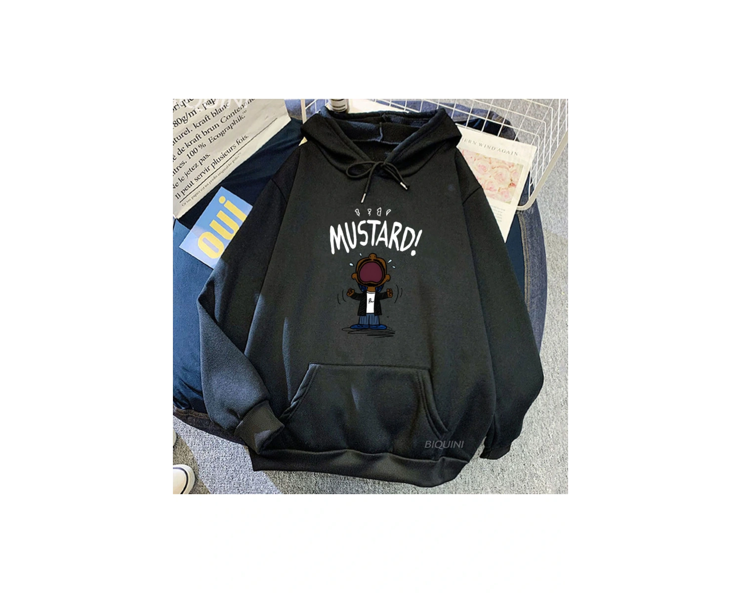 Beyaz Unisex Hardal GNX Albümü Kendrick Lamar Kapüşonlular Ropa Hombre Kapüşonlular