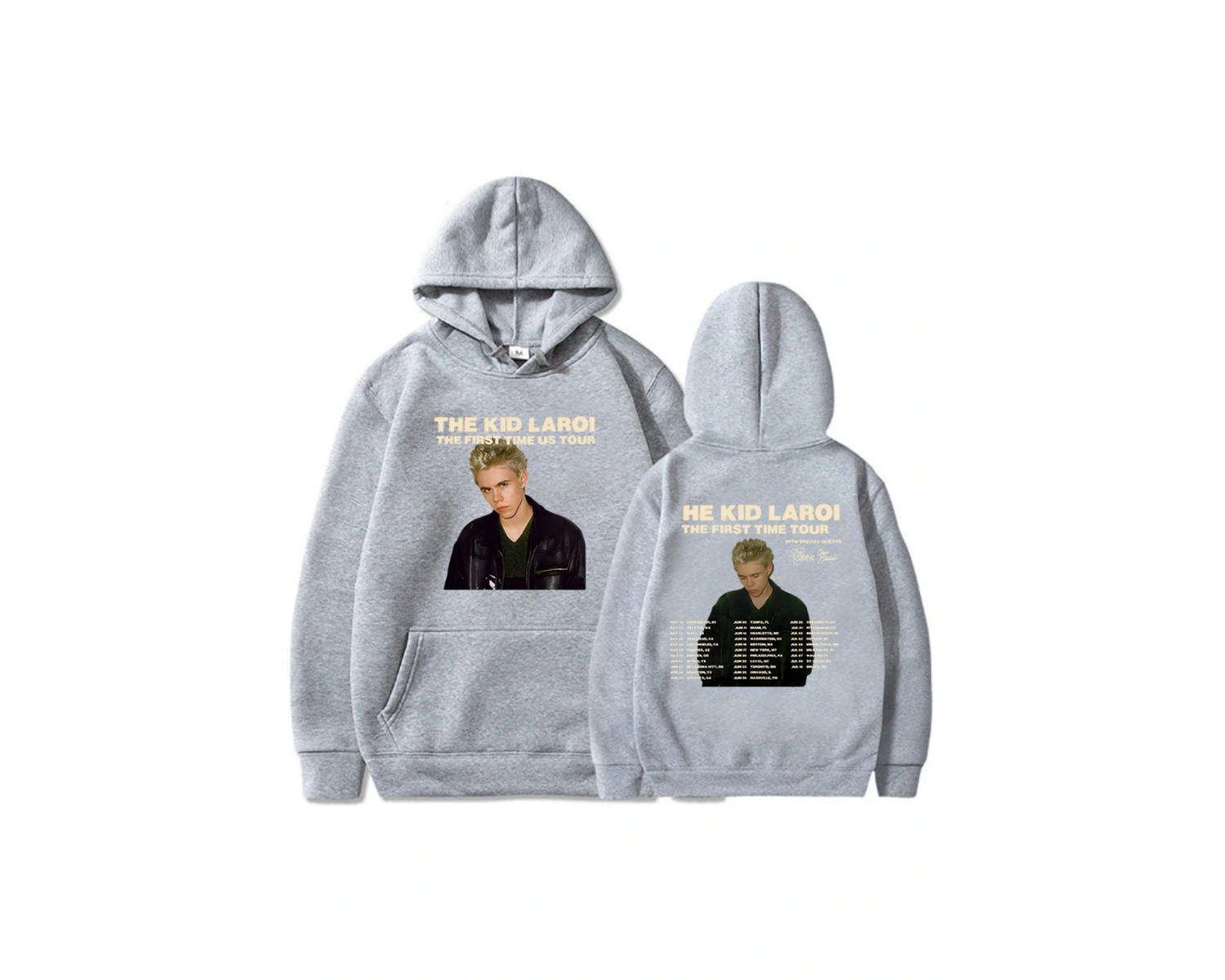 Beyaz Unisex Kapşonlu İlk Zaman Çocuk LAROI Hoodie Albümü Kız Grafik Moletom Masculi