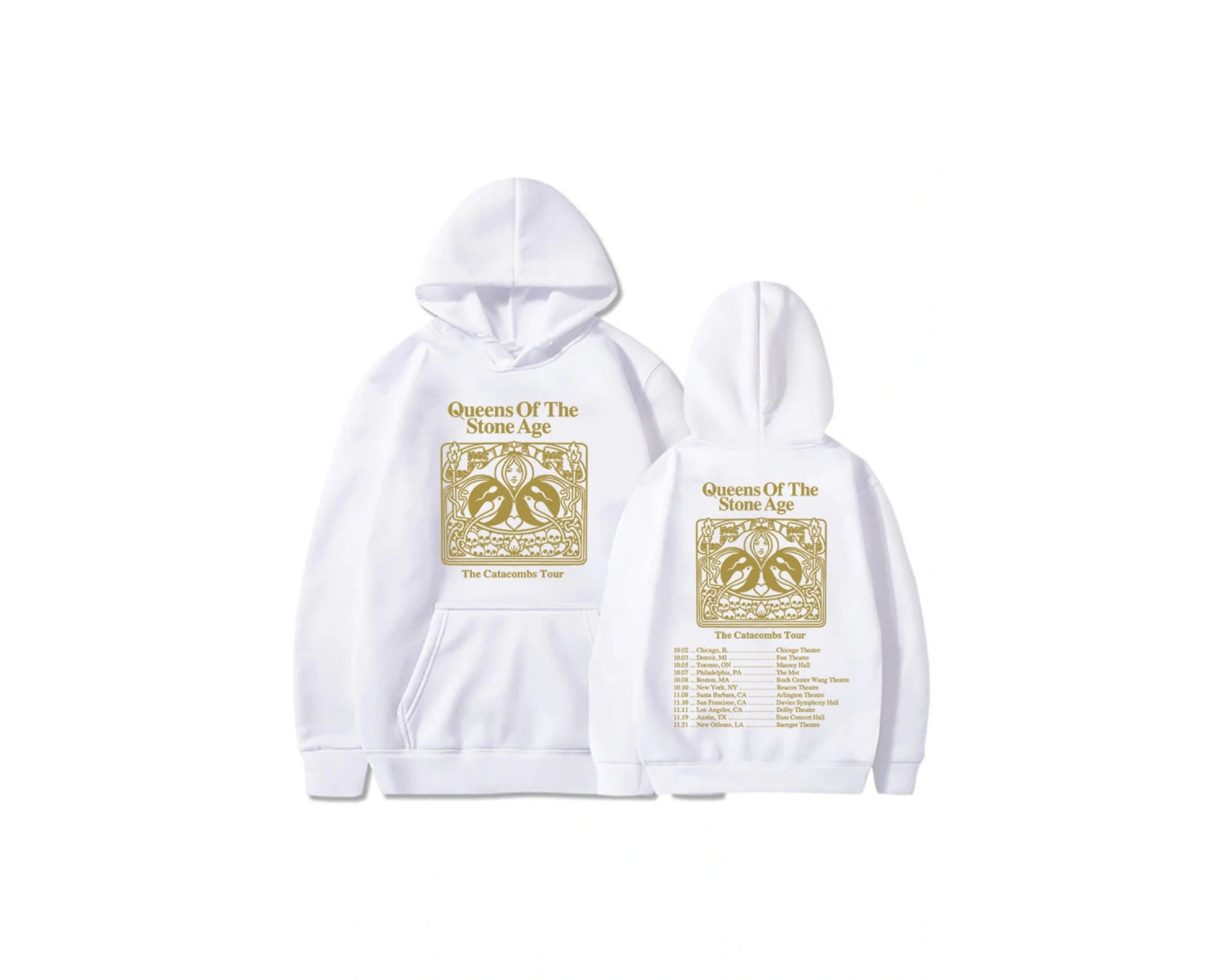 Beyaz Unisex Katakomolar Turu TAŞ YAŞIN KRALIÇE