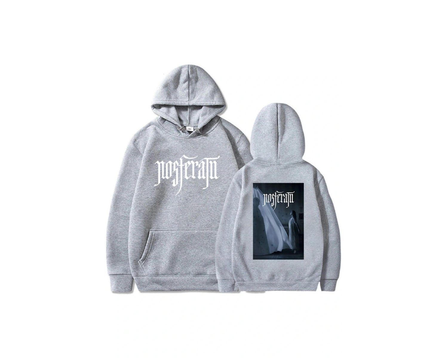 Beyaz Unisex Korku Filmi Nosferatu Kapüşonlular Rahat Yeni Film Baskıi