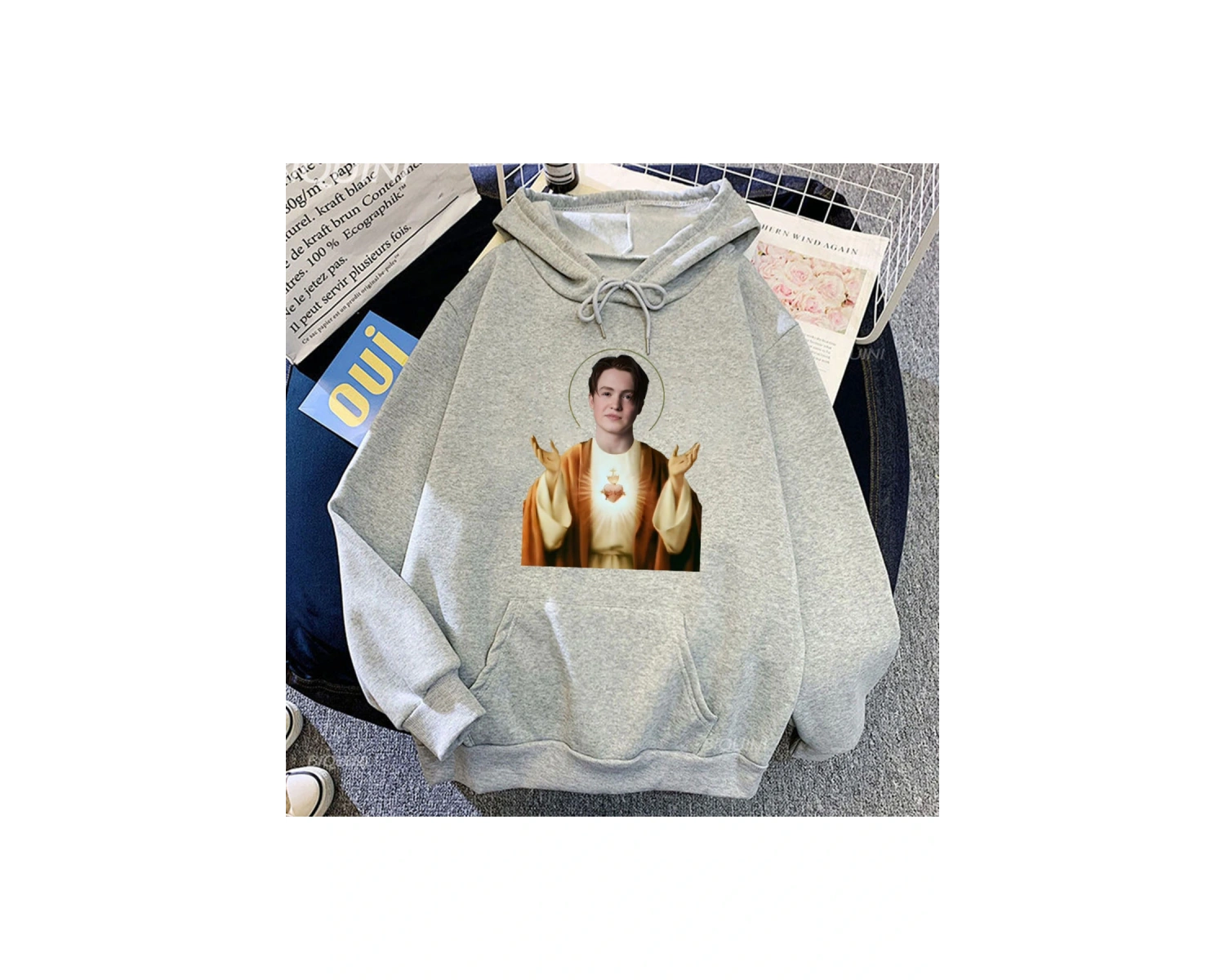 Beyaz Unisex Santino kiti Connor komik grafik için Funko Streetwearkad