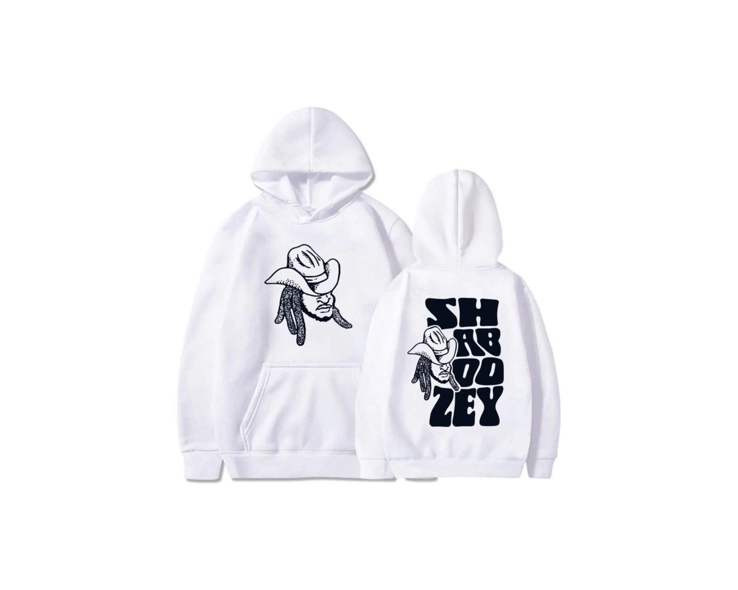 Beyaz Unisex Shaboozey Bar Şarkısı Kapüşonlular Bar Hükümlü Retro Sudaderas Hombre Grafik