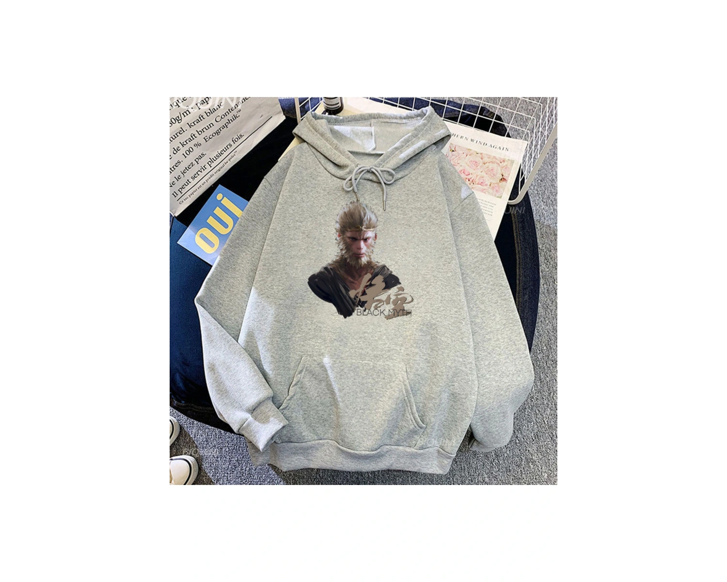 Beyaz Unisex Sıcak oyun siyah efsane Wukongg rahat Chinese deras çin mitolo