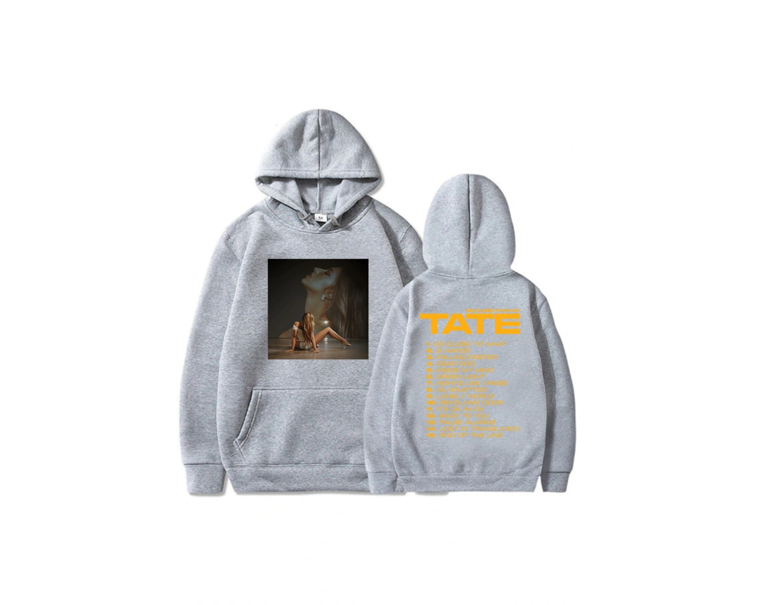 Beyaz Unisex Tate McRae Ne Kadar Yakın Albüm Yeni Moda Şarkıcı Grafik Ropa Hombr