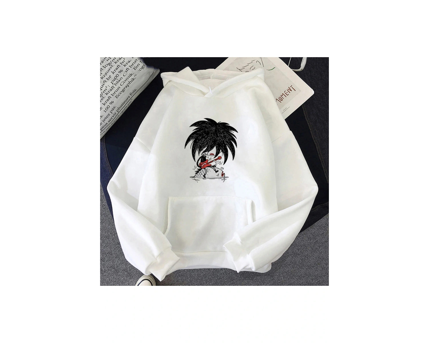 Beyaz Unisex Tedavi Robert Smith karikatür rahatek gömlek baskı giysi Hip H