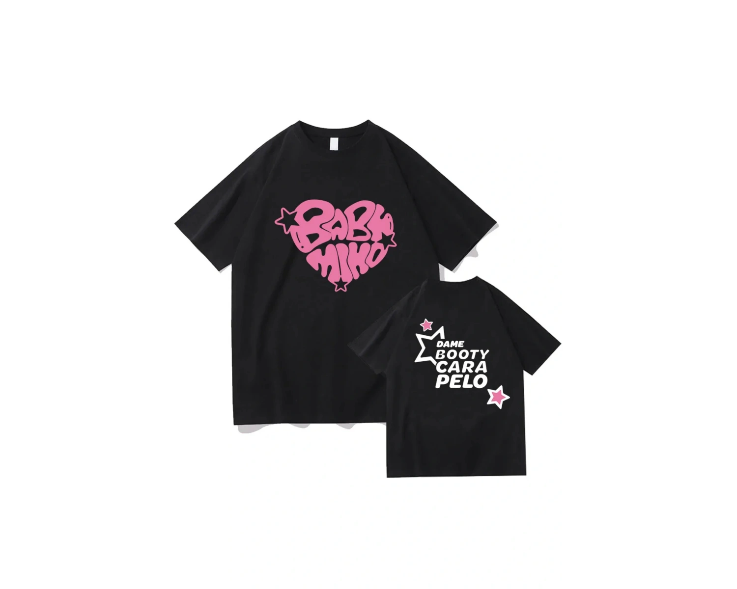 Beyaz XOXO Tour Baby Miko T-shirts YoungMiko Rapper Printing Short Sleeve Summer O-n