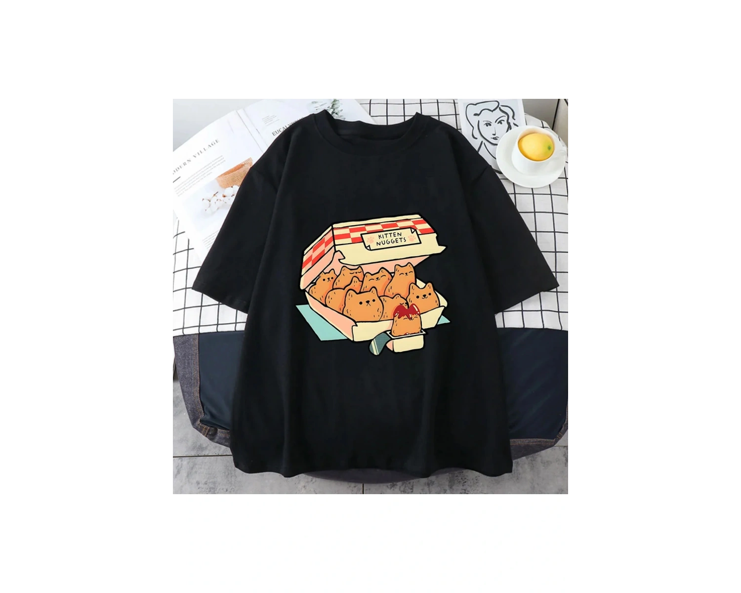 Beyaz Yavru Nuggets Mutlu Kawaii/sevimli High Street leri lu