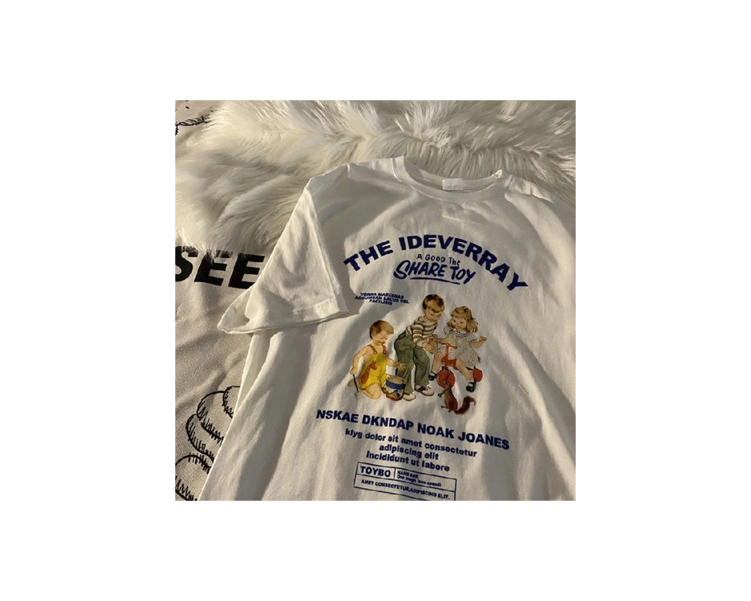 Beyaz Yaz Yeni Koreli Öğrenci Aşk Baskılı Ins Yuvarlak Bo