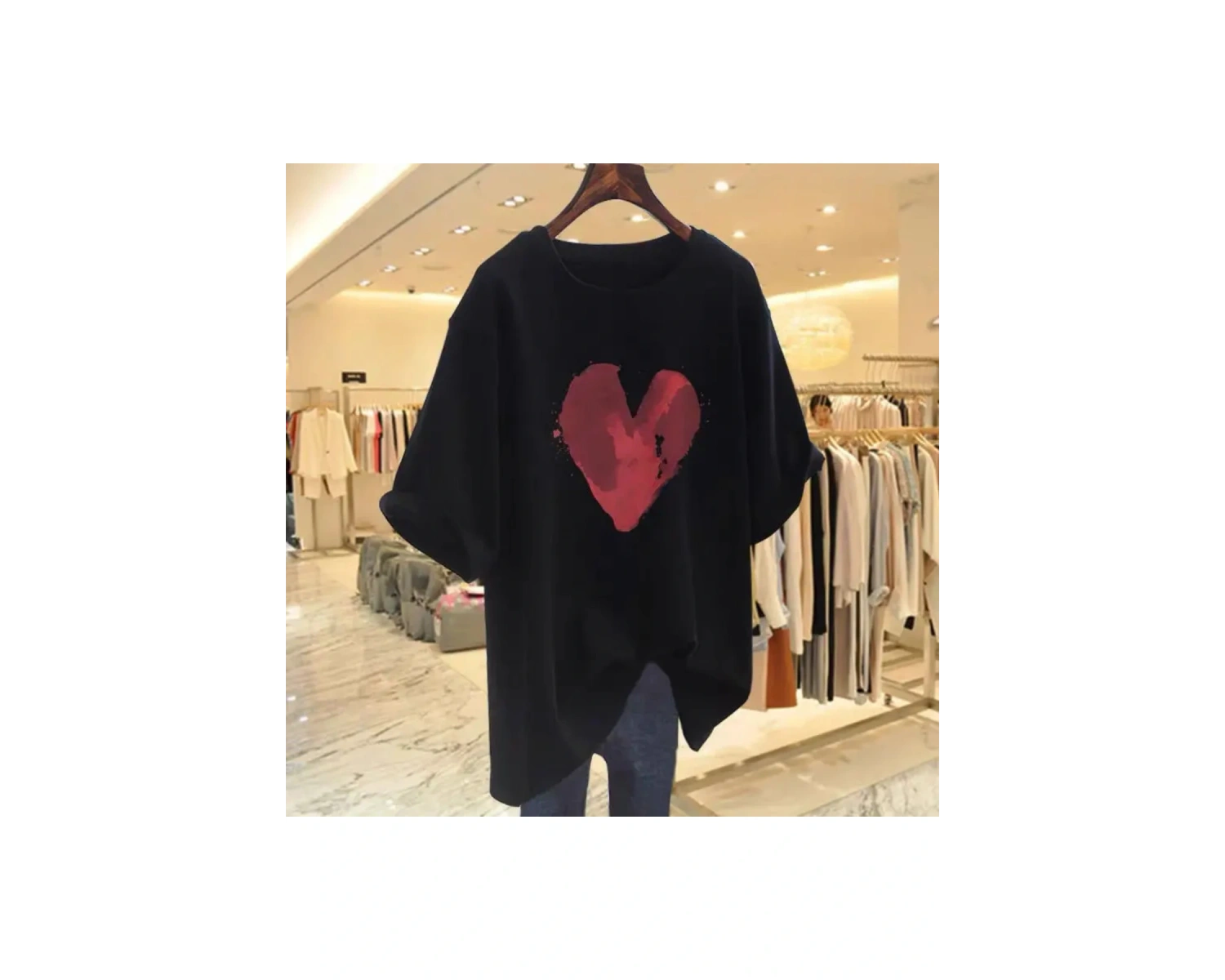 Beyaz Yaz, Yeni Şık El-Boyalı Baskı Gevşek Saf Ofis an Y2k