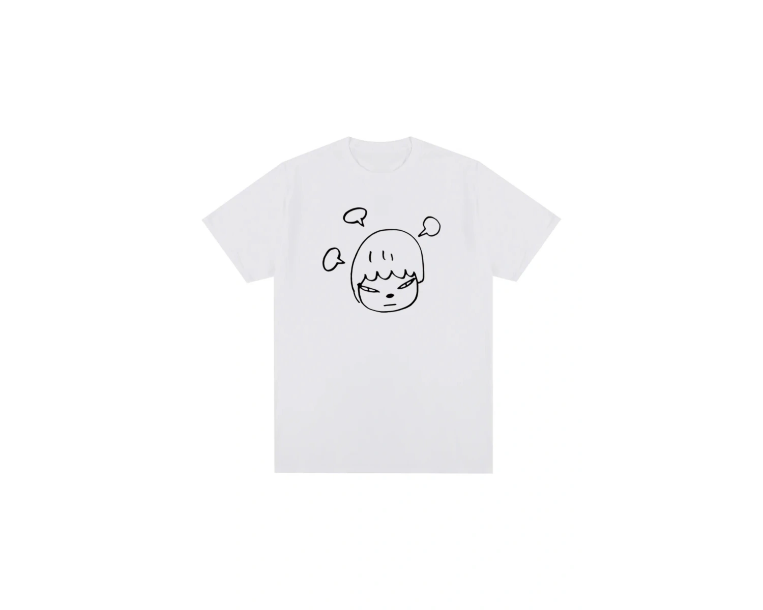 Beyaz Yoshitomo Nara Rüya T Yeni TEE TSHIRT an Üstleri Yaz Üst