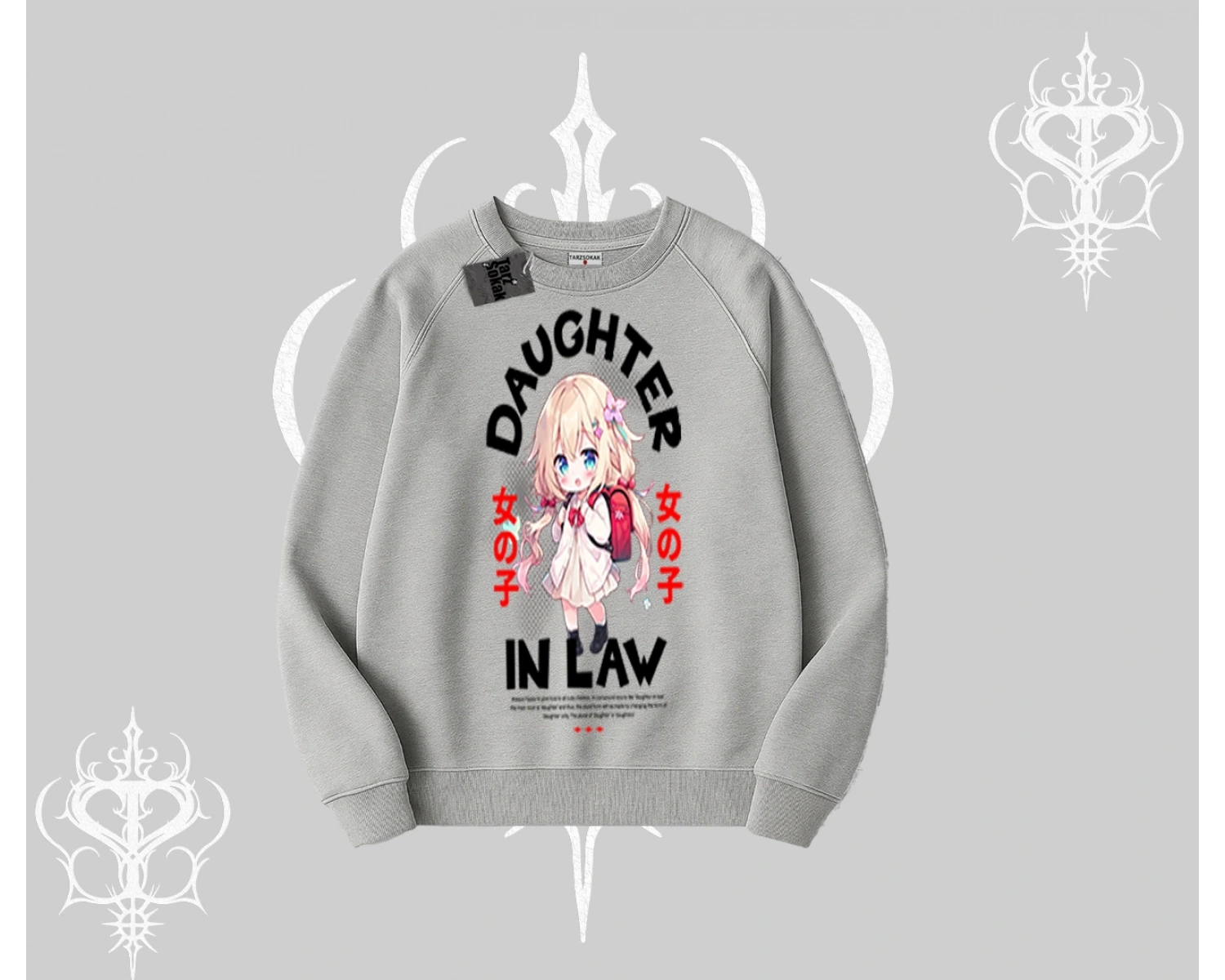 Biskilet Sweatshirt Anime Girl Daughter In Law Baskılı