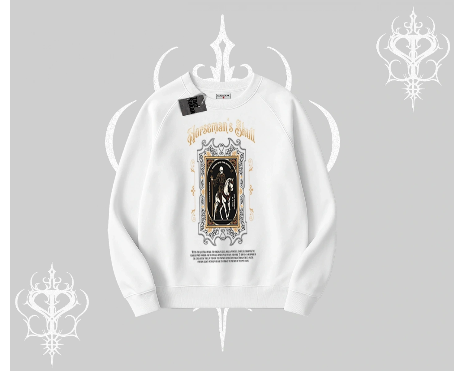 Biskilet Sweatshirt Horseman’s Skull Dark Relic Street Legacy