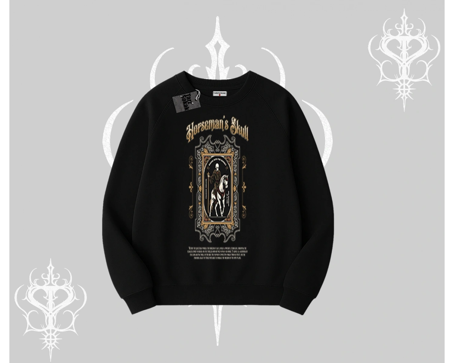 Biskilet Sweatshirt Horseman’s Skull Dark Relic Street Legacy