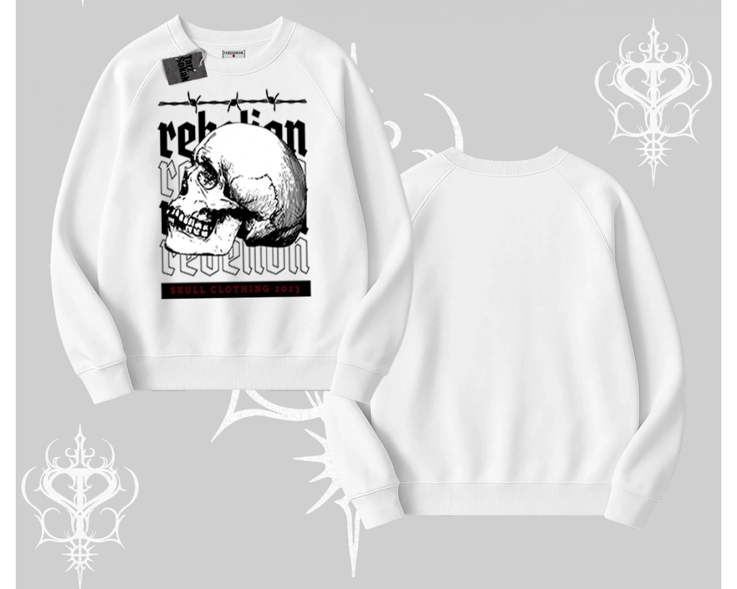 Biskilet Sweatshirt Rebellion Skull Underground Street Legacy