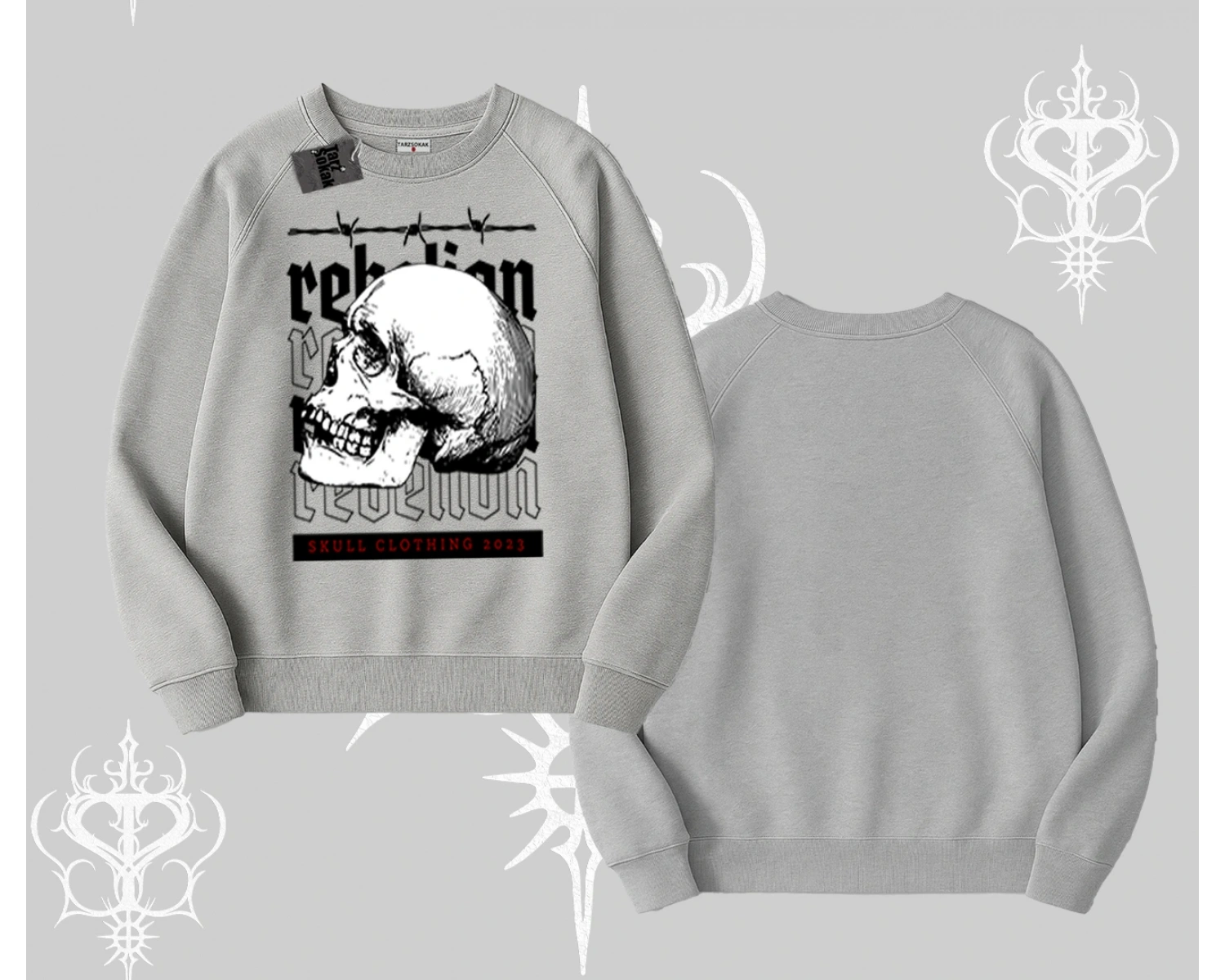 Biskilet Sweatshirt Rebellion Skull Underground Street Legacy