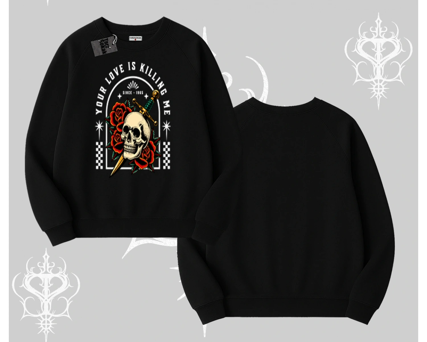 Biskilet Sweatshirt Your Love Is Killing Me Dead Romance