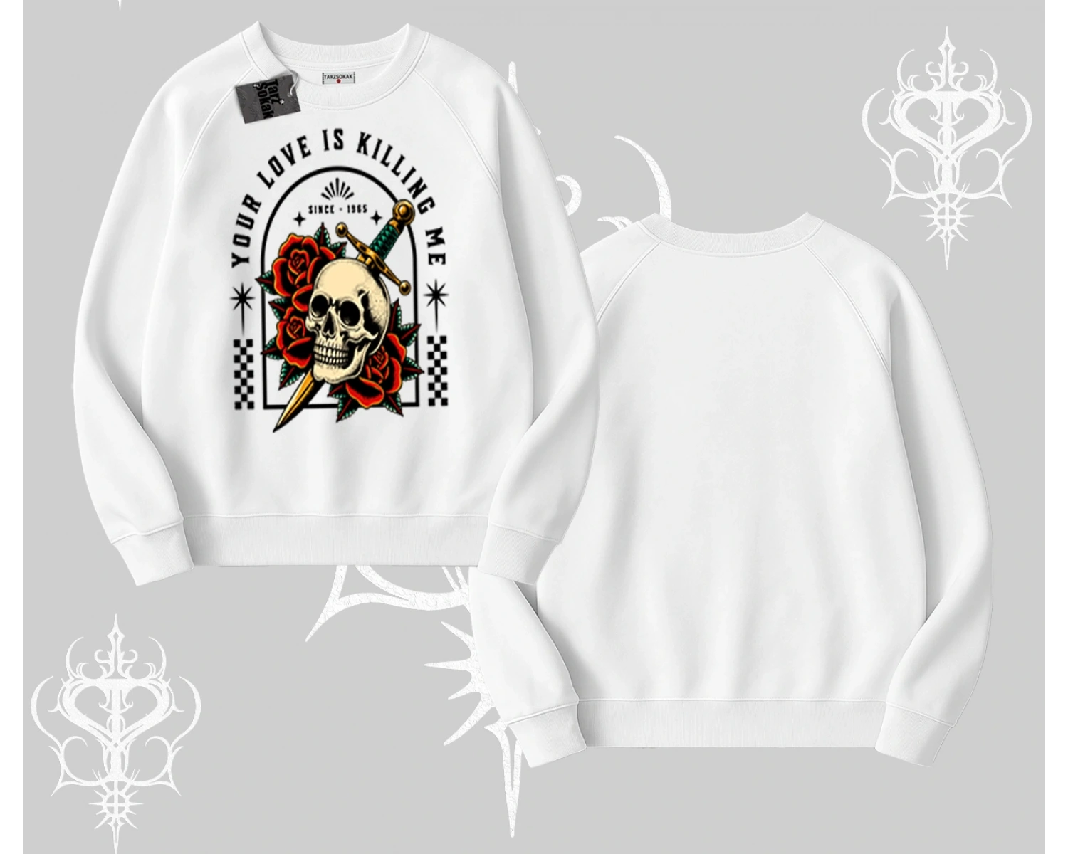 Biskilet Sweatshirt Your Love Is Killing Me Dead Romance