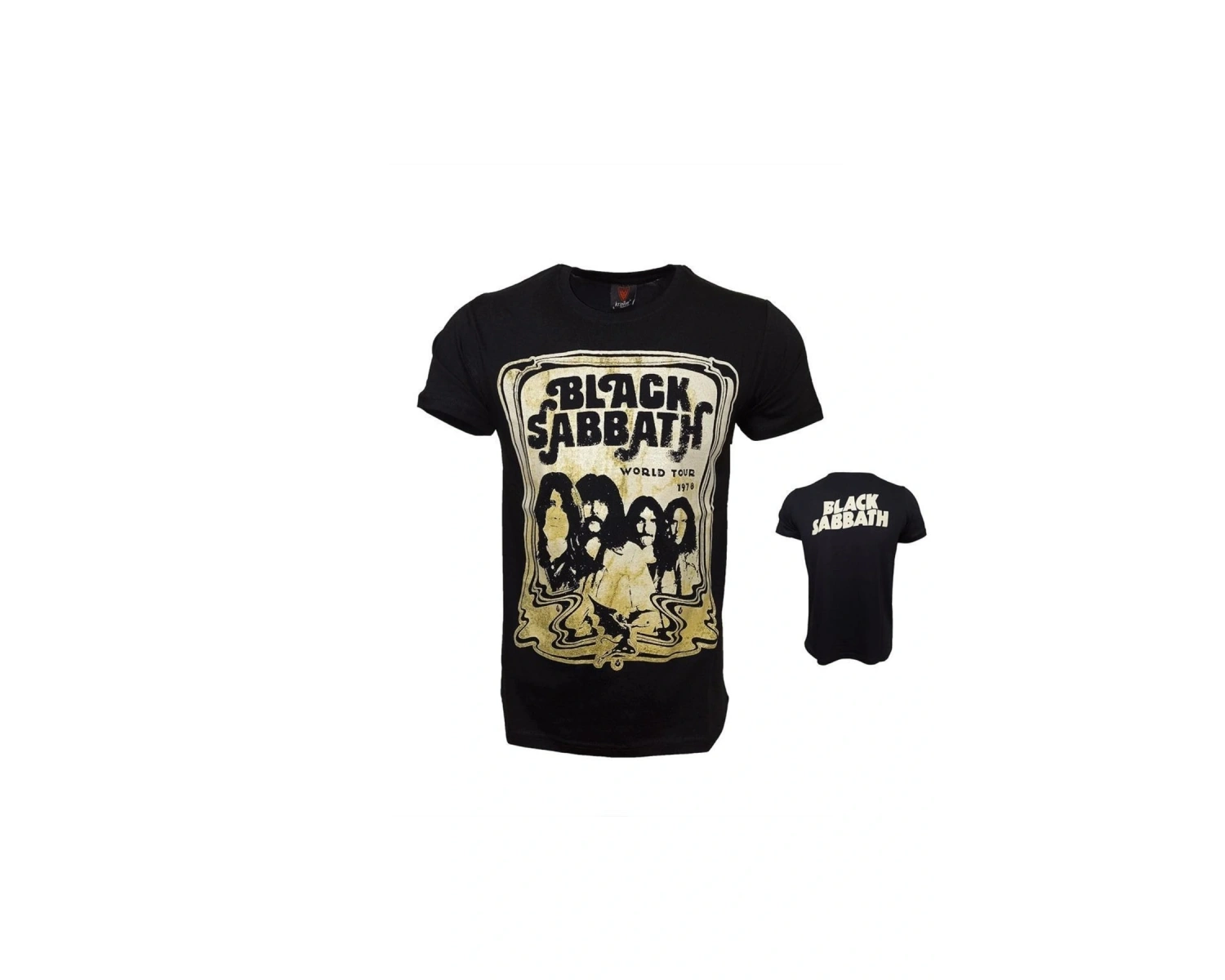 Black Sabbath Metal Band Baskılı Penye Tişört