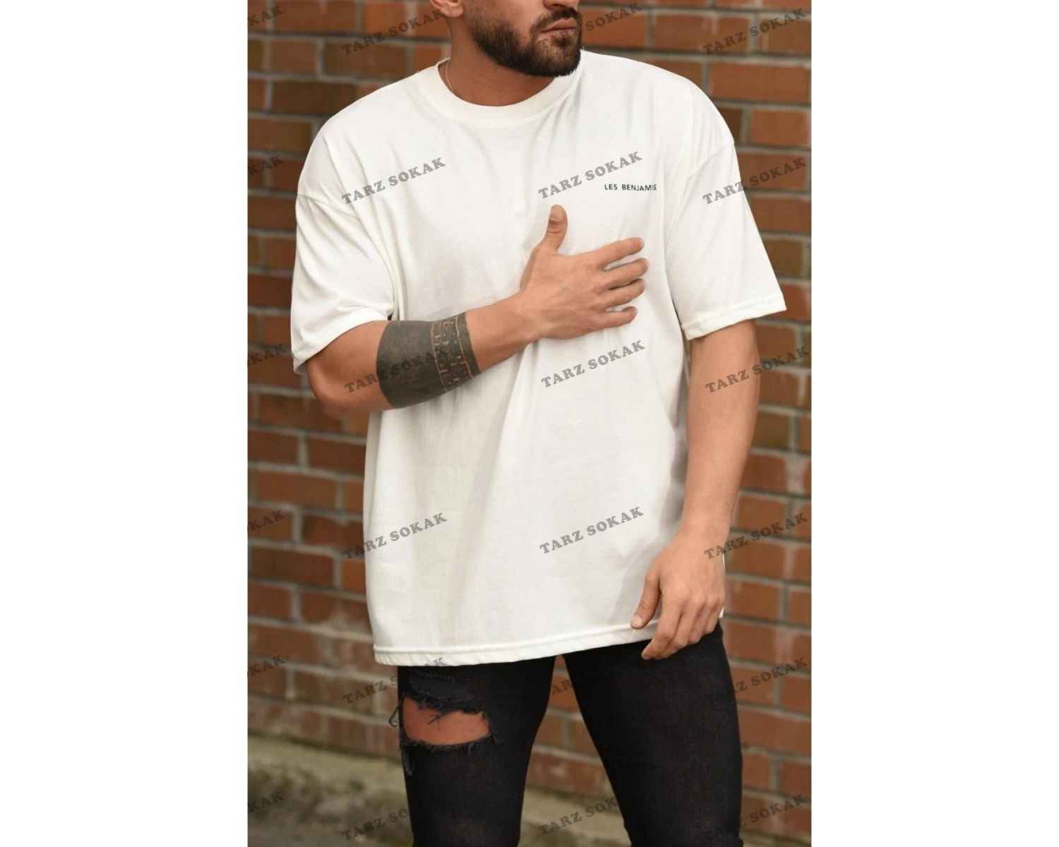 blackjack giyim Sade Pamuk Rahat Oversize