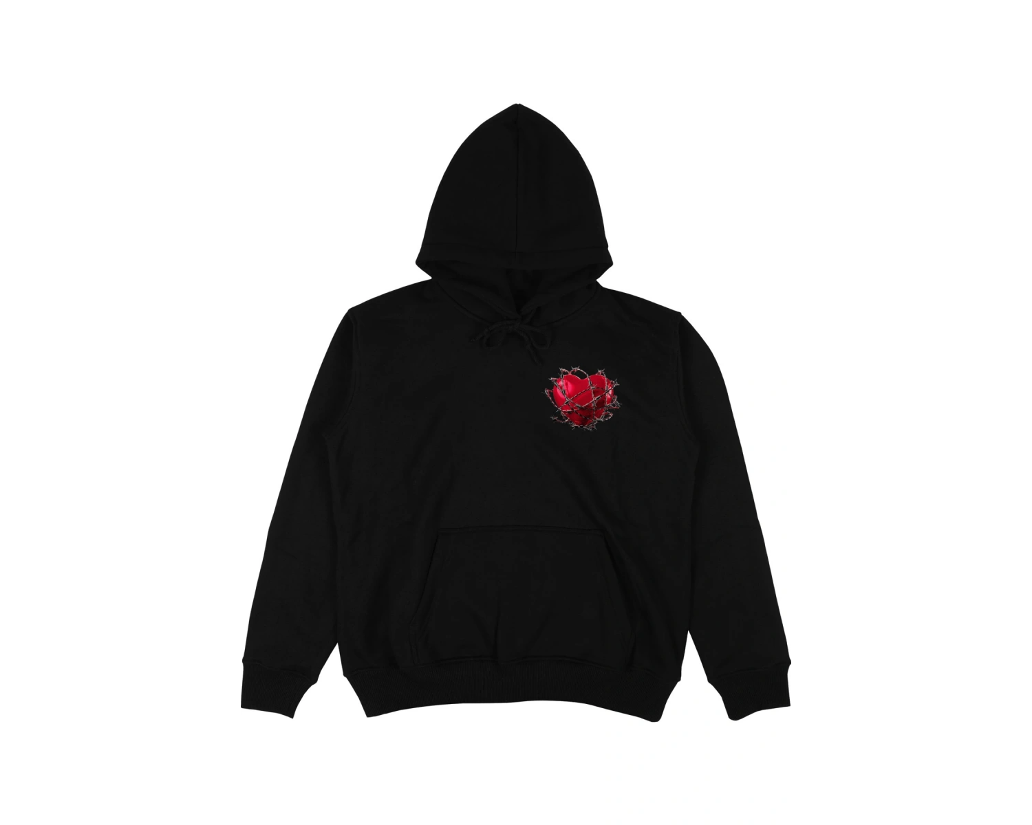 Bleed Oversize Unisex Kapüşonlu Sweatshirt Hoodie Siyah