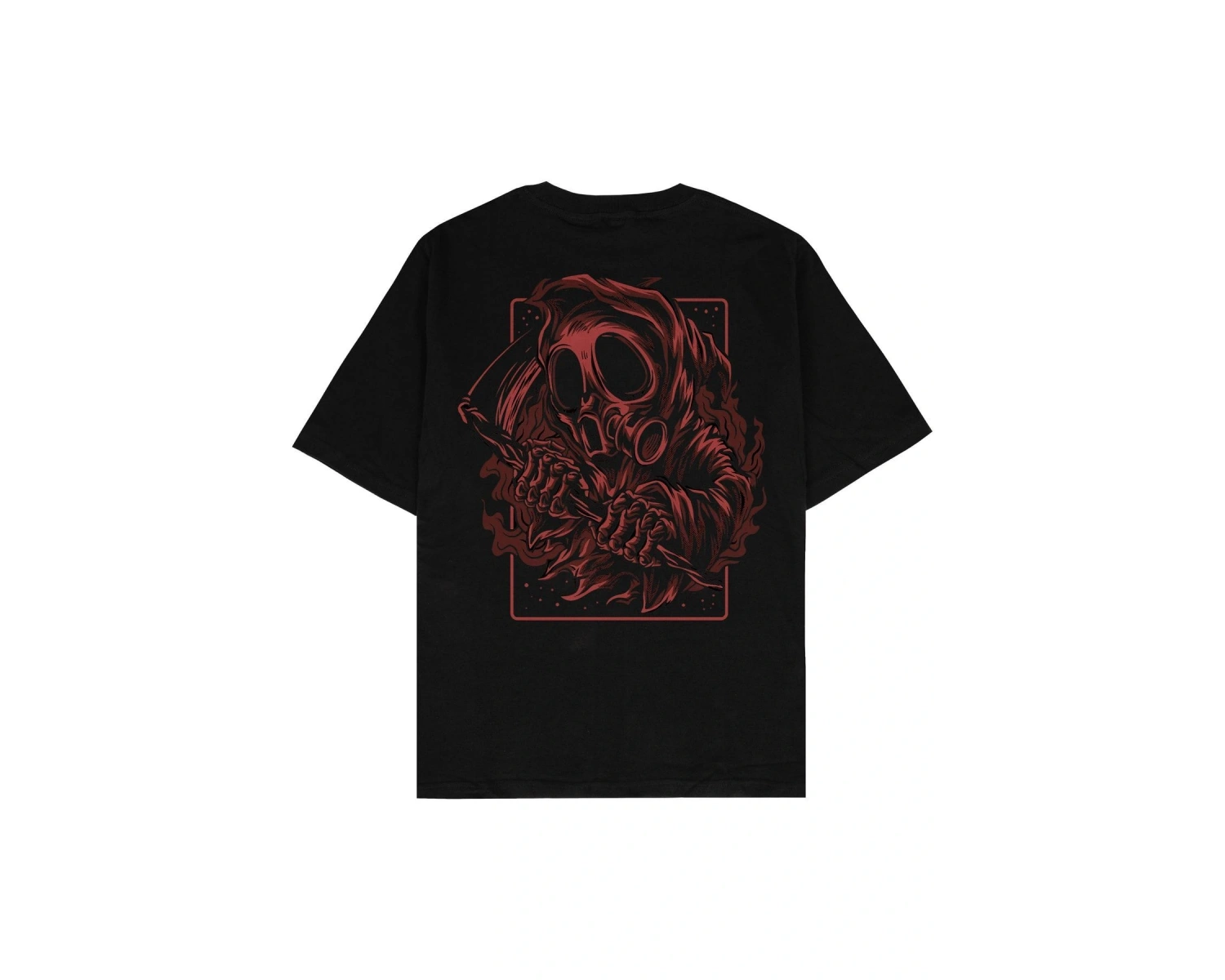 Blood Siyah Oversize Unisex T-shirt