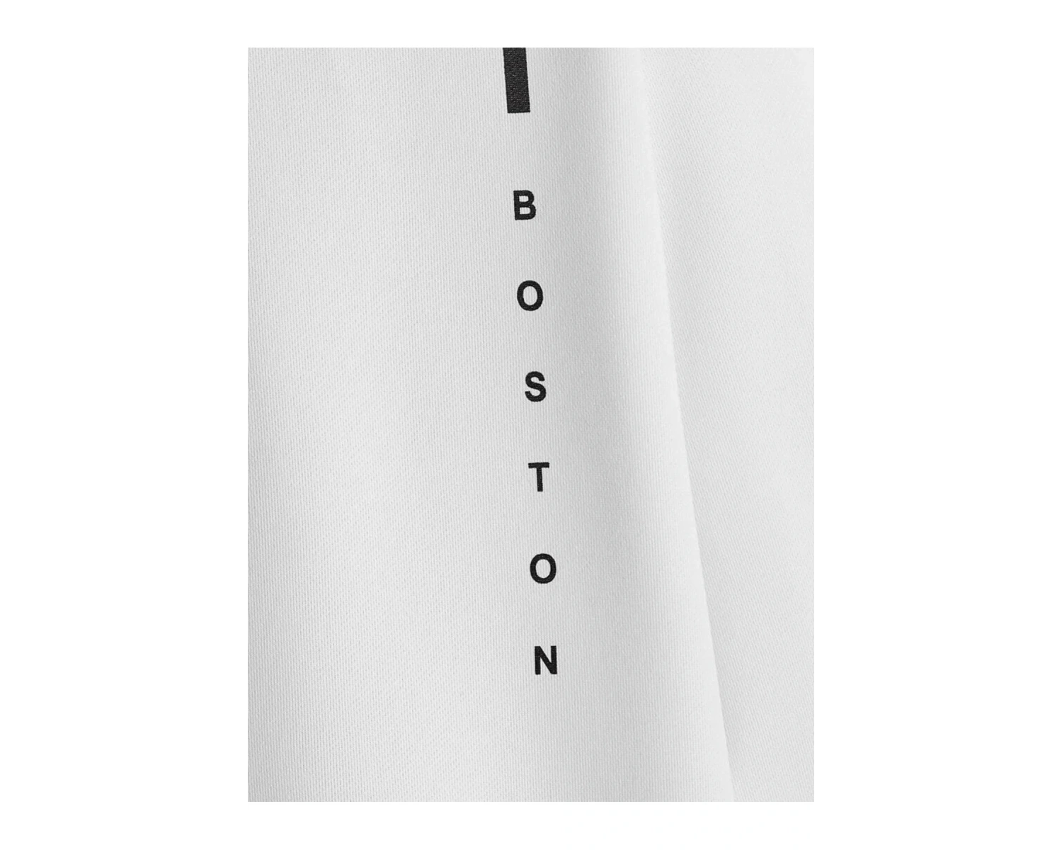 BOSTON Renkli Oversize Kapüşonlu Sweatshirt Beyaz