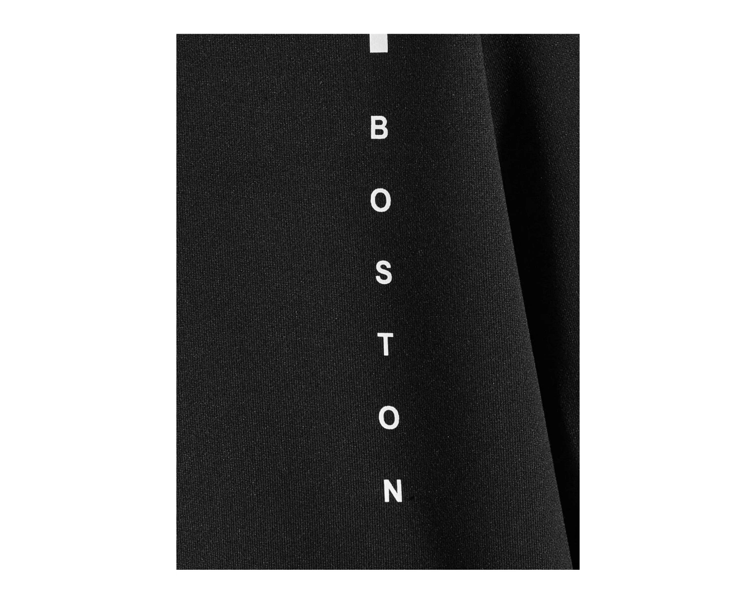 BOSTON Renkli Oversize Kapüşonlu Sweatshirt Beyaz