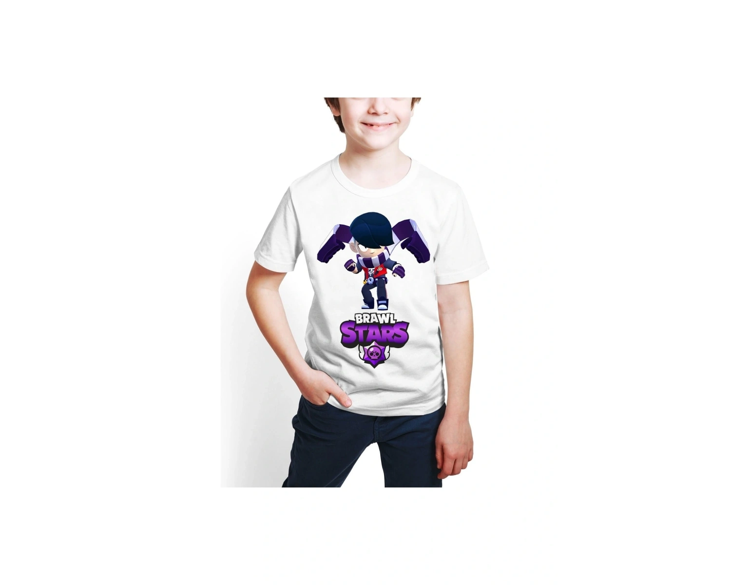 Brawl Stars Edgar Dijital Baskılı Çocuk Tişört D05