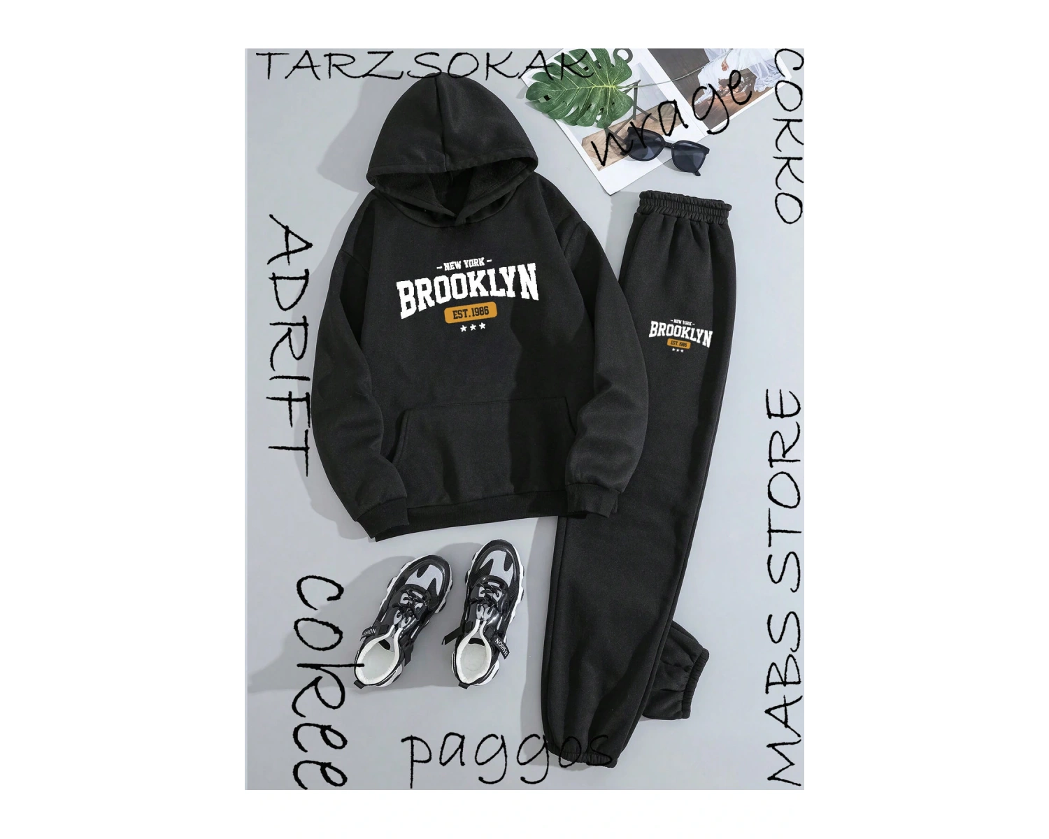 BROOKLYN 2 li Kapşonlu Eşofman Takımı