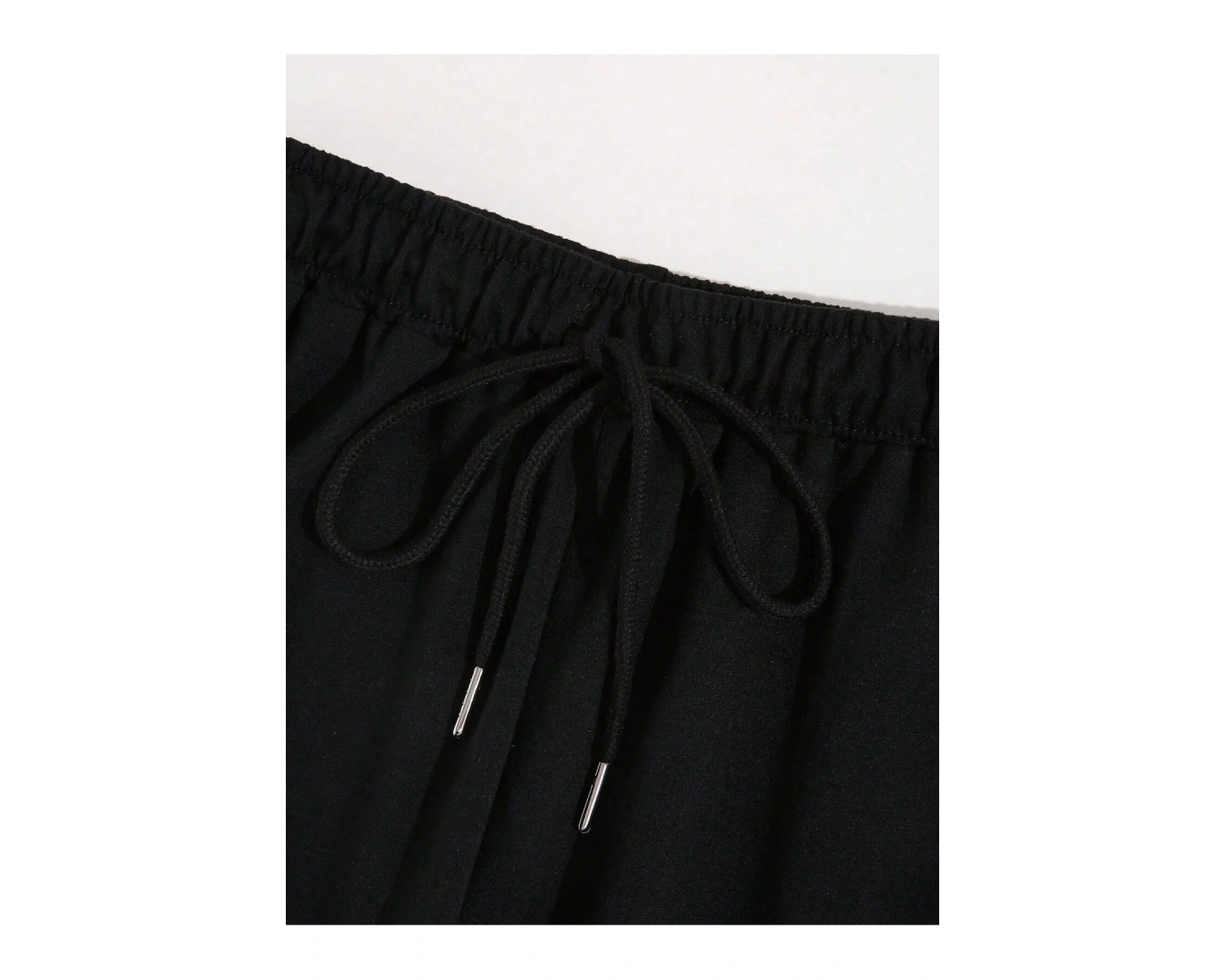 Butterfly Print Drawstring Waist 4 Mevsim Eşofman