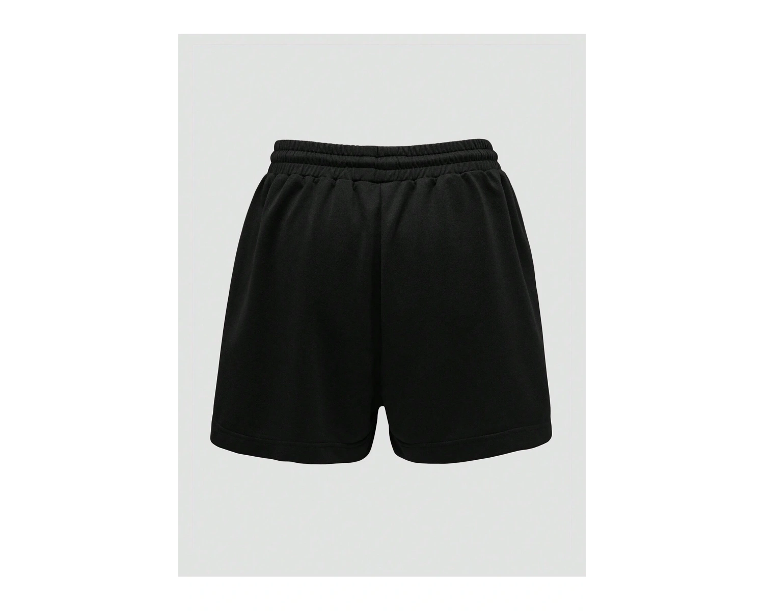 Butterfly Print Drawstring Waist Drawstring Waist Şort