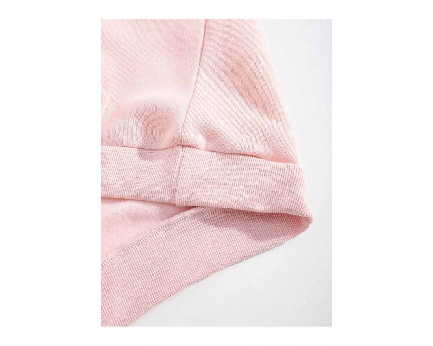 Butterfly & Slogan Graphic Drawstring Lined Hoodie Pembe