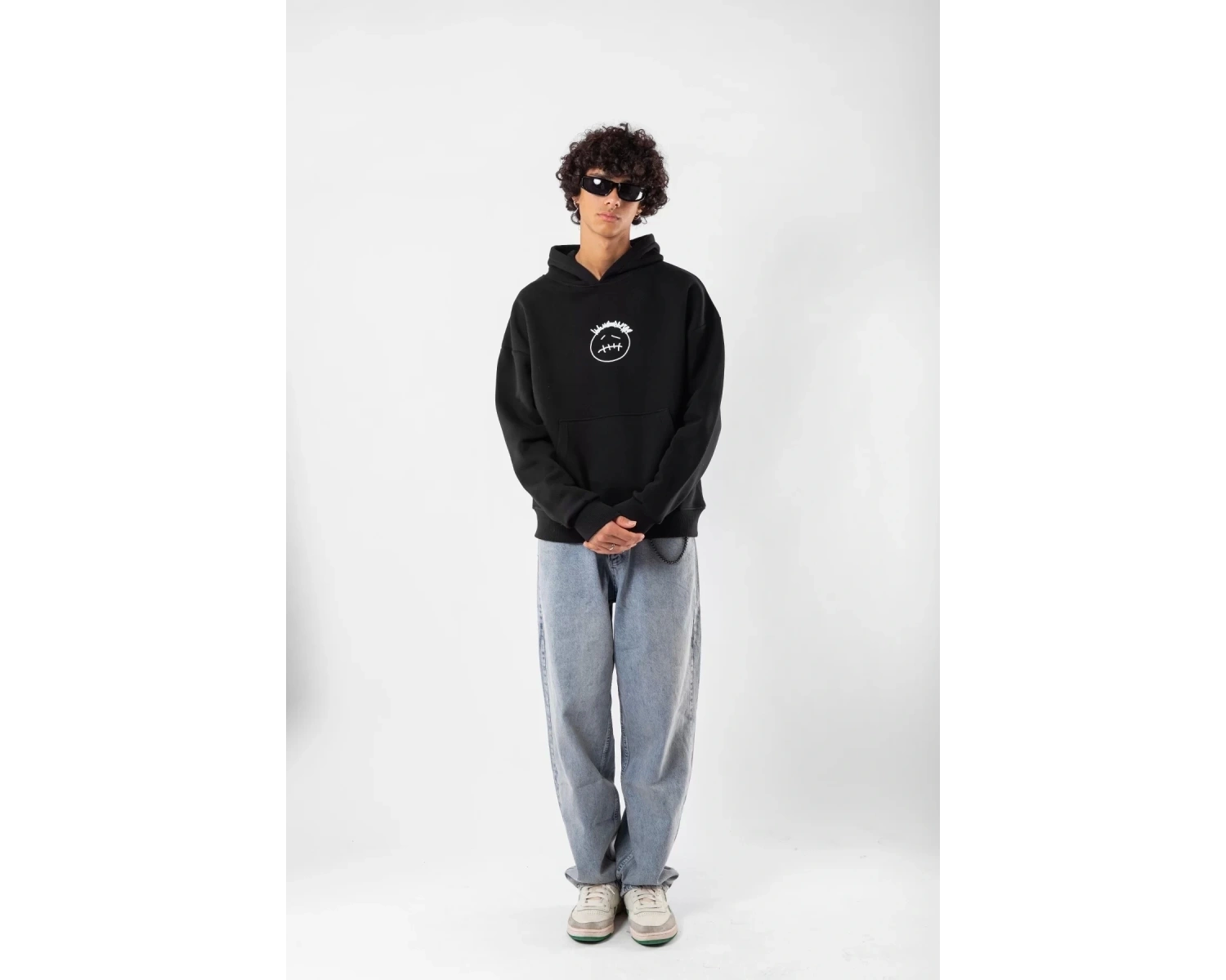 Cactus Jack Sırt Baskılı Oversize Unisex Beyaz