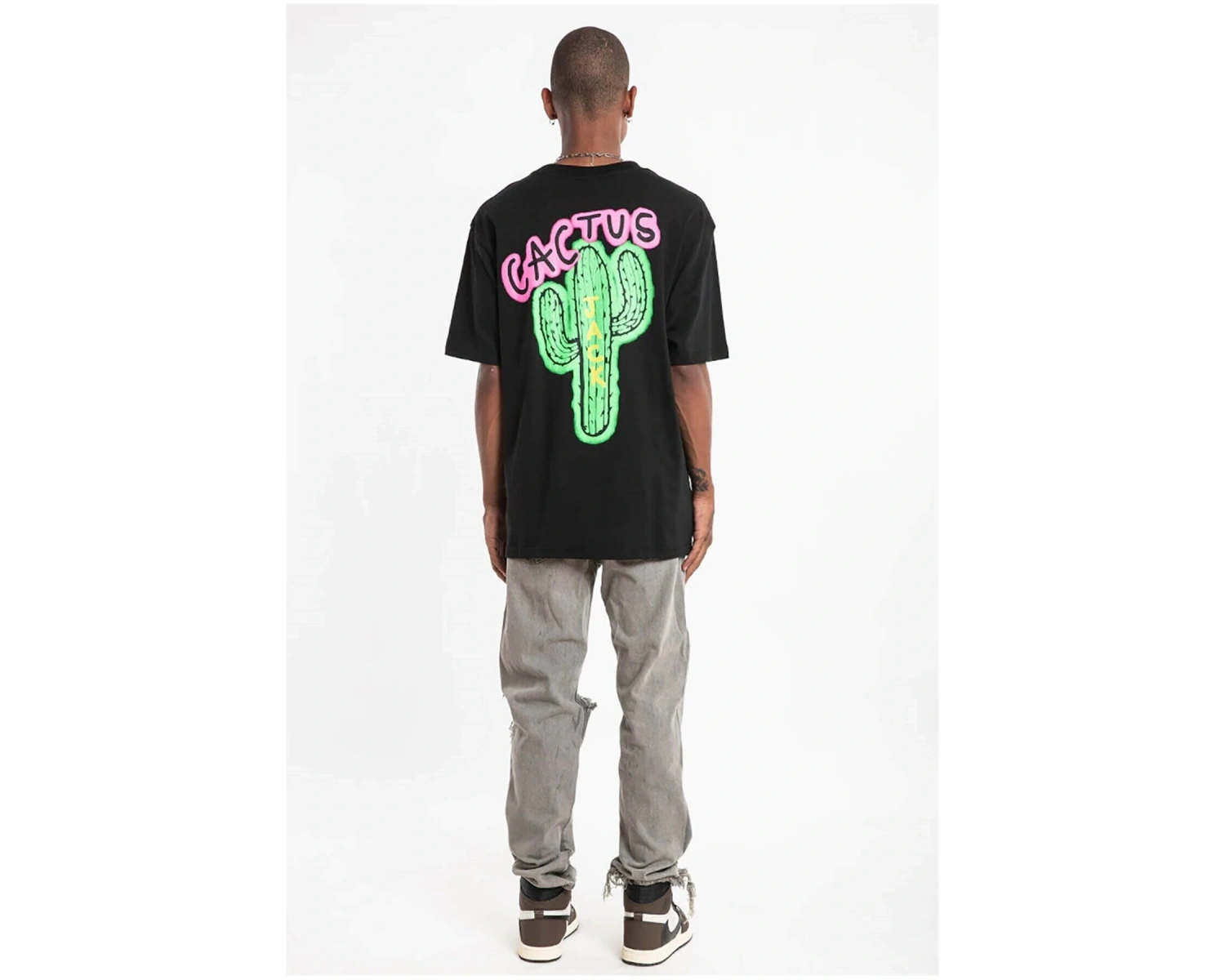 Cactus Oversize T-shirt Beyaz