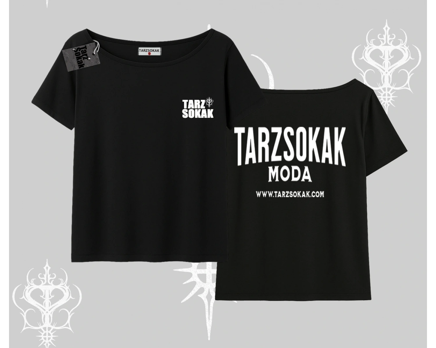 Cafe - Butik - Galeri vb işyerlerine  Kadın KAYIK YAKA T-shirt