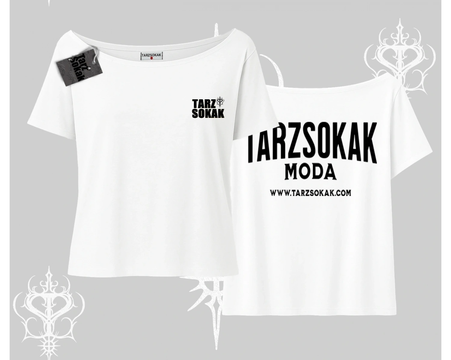 Cafe - Butik - Galeri vb işyerlerine  Kadın KAYIK YAKA T-shirt