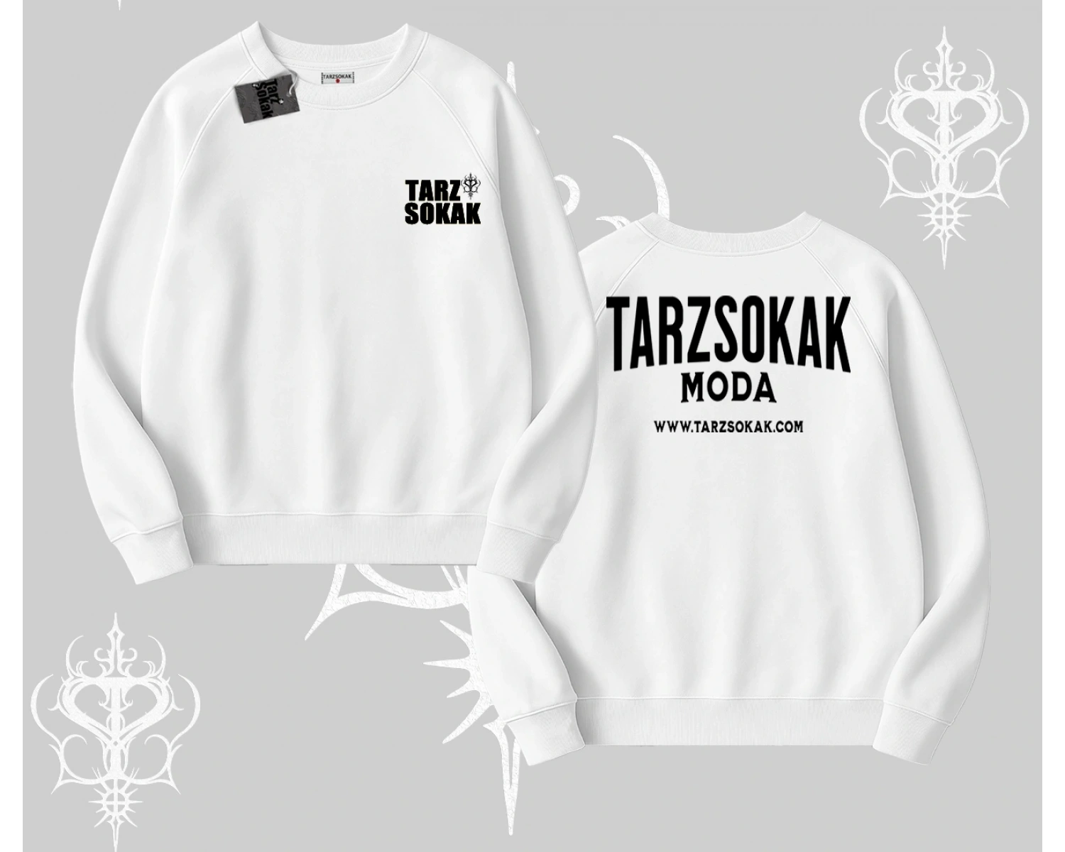 Cafe - Butik - Galeri vb işyerlerine  UNİSEX Biskilet Sweatshirt