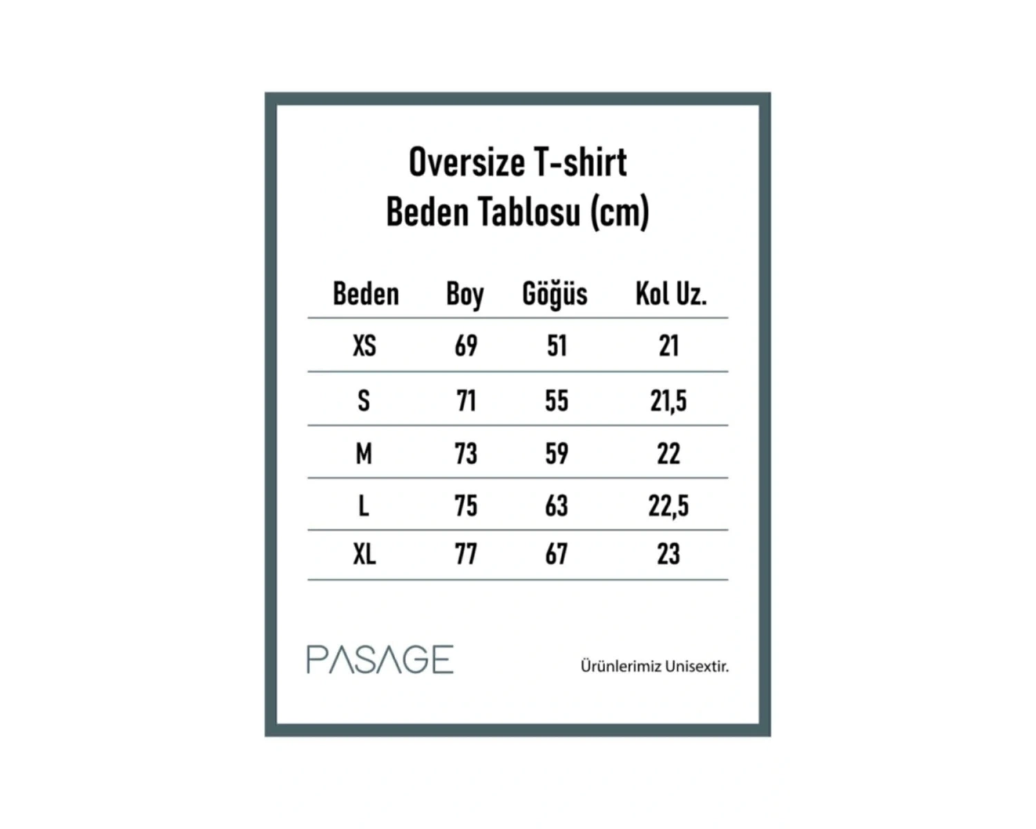 California Baskılı Unisex Oversize T-Shirt