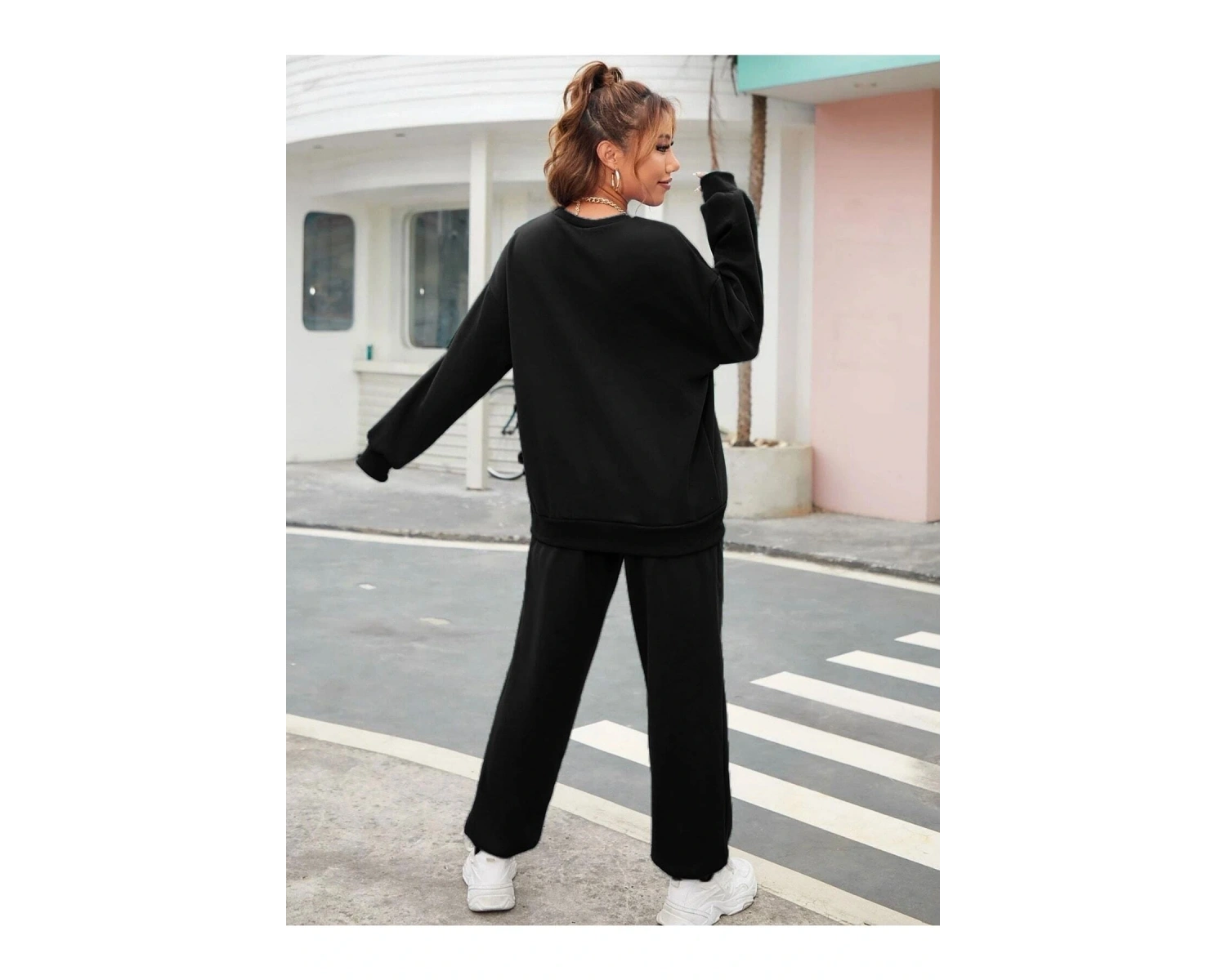 California Tennis Dijital Baskılı Kışlık UNİSEX Eşofman Takımı