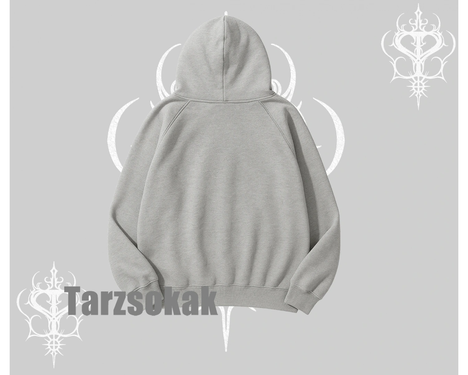 Candyland Yazılı Sevimli Kedi Baskılı Kapşonlu Sweatshirt