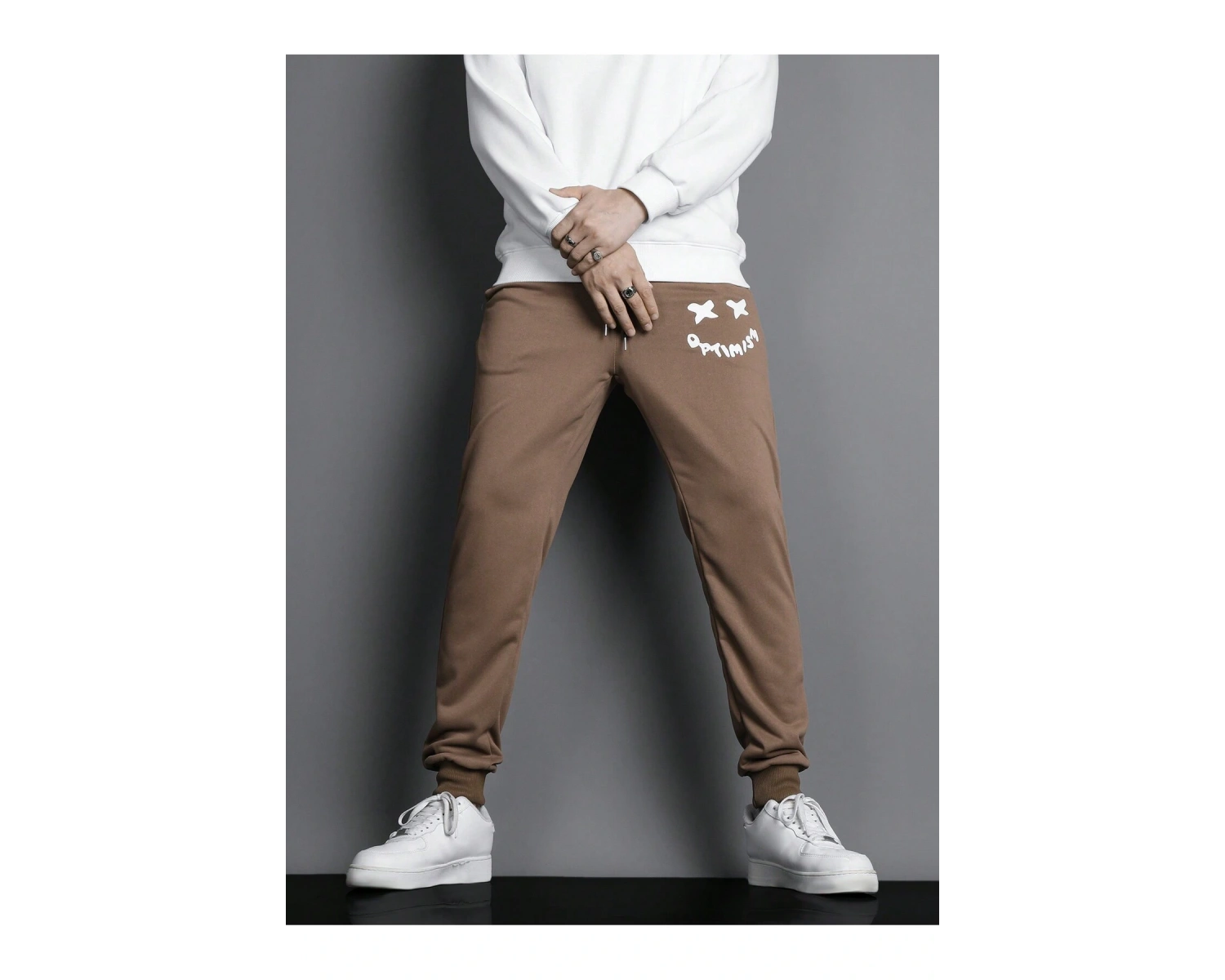 Cartoon Graphic Drawstring Waist Eşofman Altı