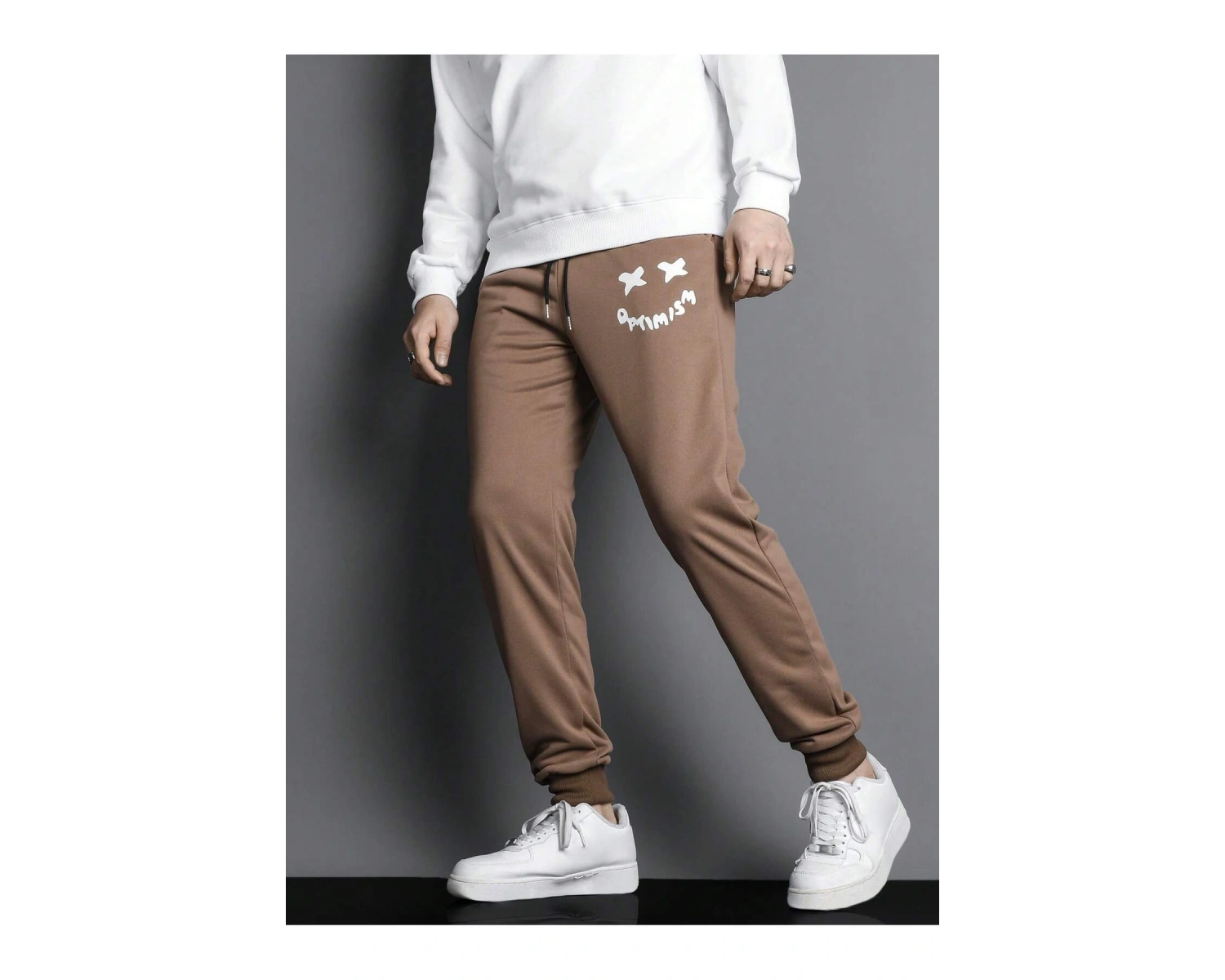 Cartoon Graphic Drawstring Waist Eşofman Altı