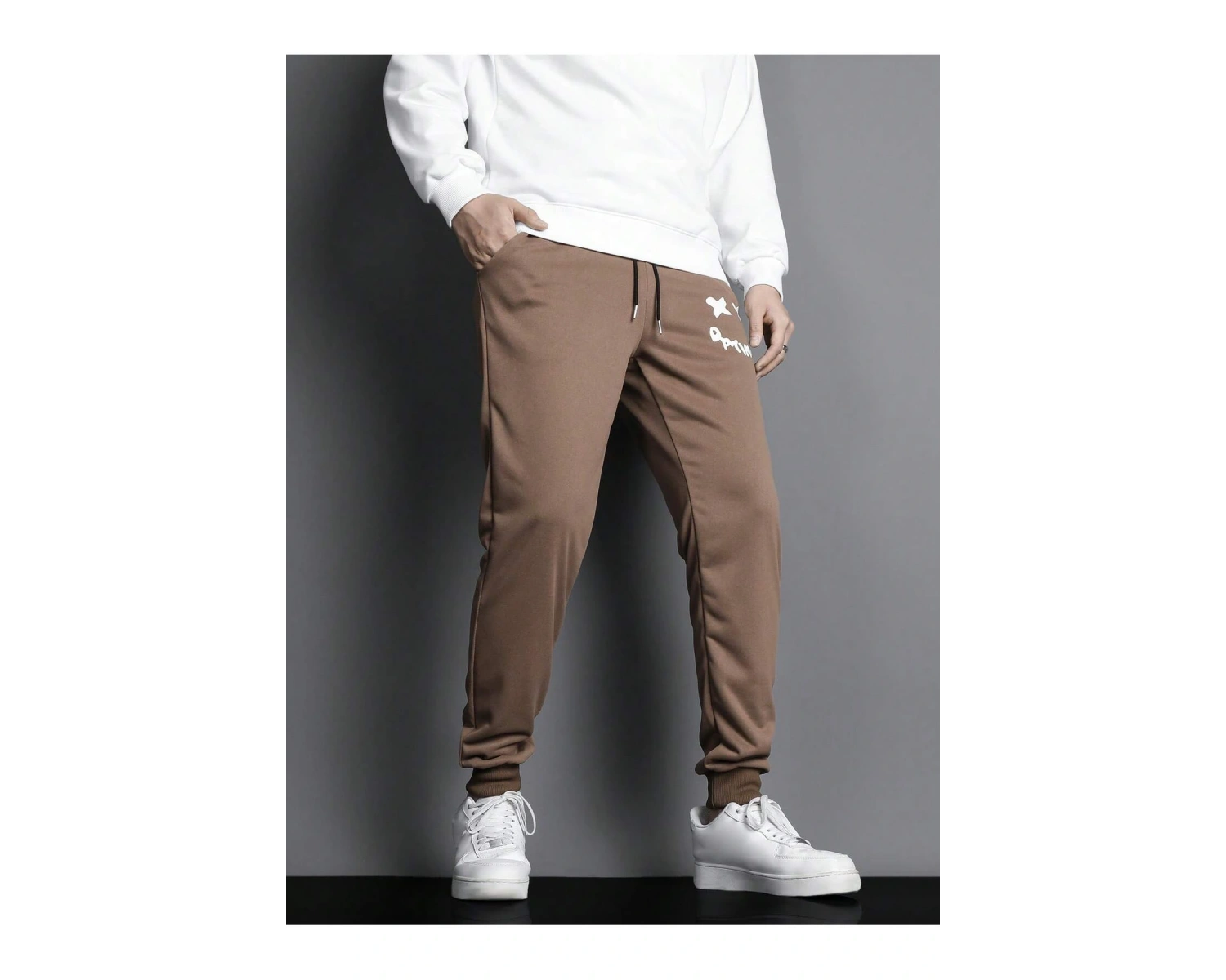 Cartoon Graphic Drawstring Waist Eşofman Altı