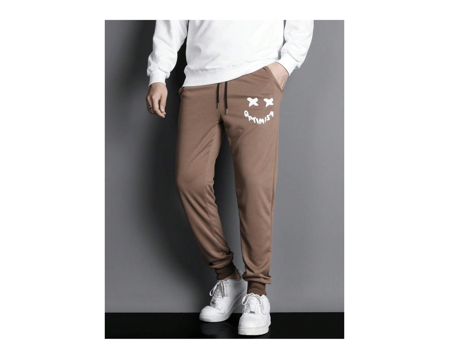 Cartoon Graphic Drawstring Waist Eşofman Altı