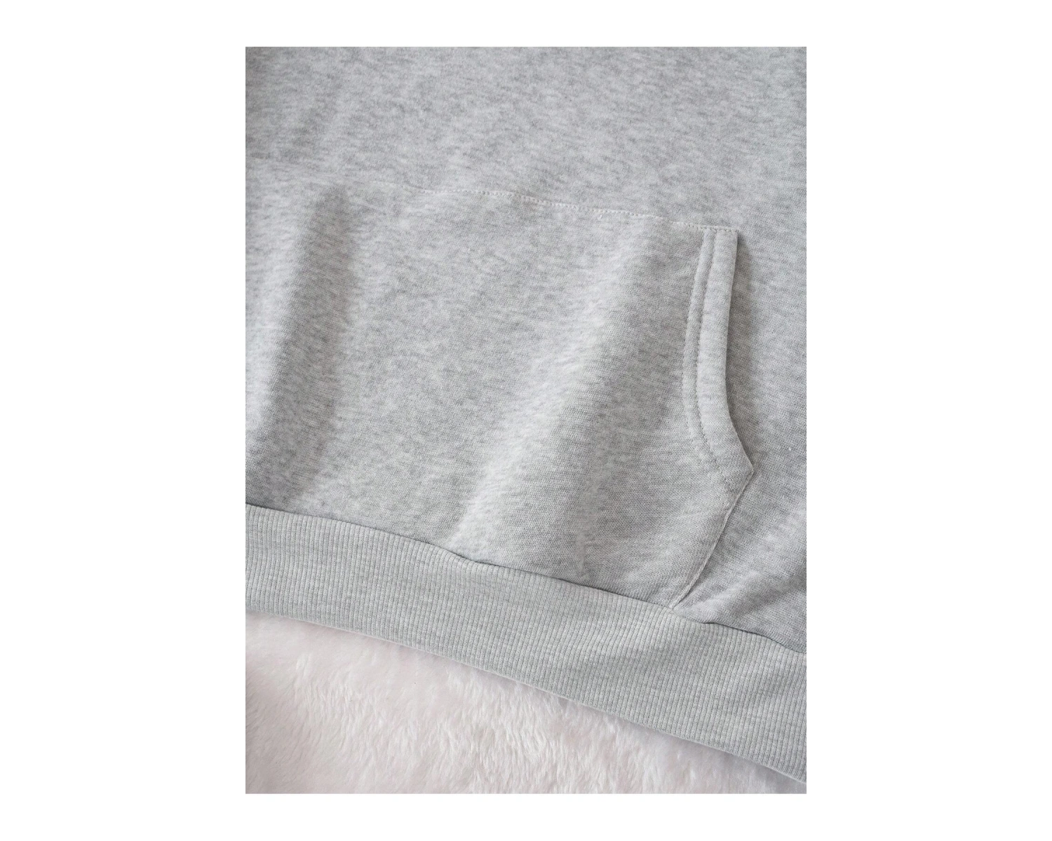 Cartoon & Letter Graphic Drawstring Lined Hoodie Gri