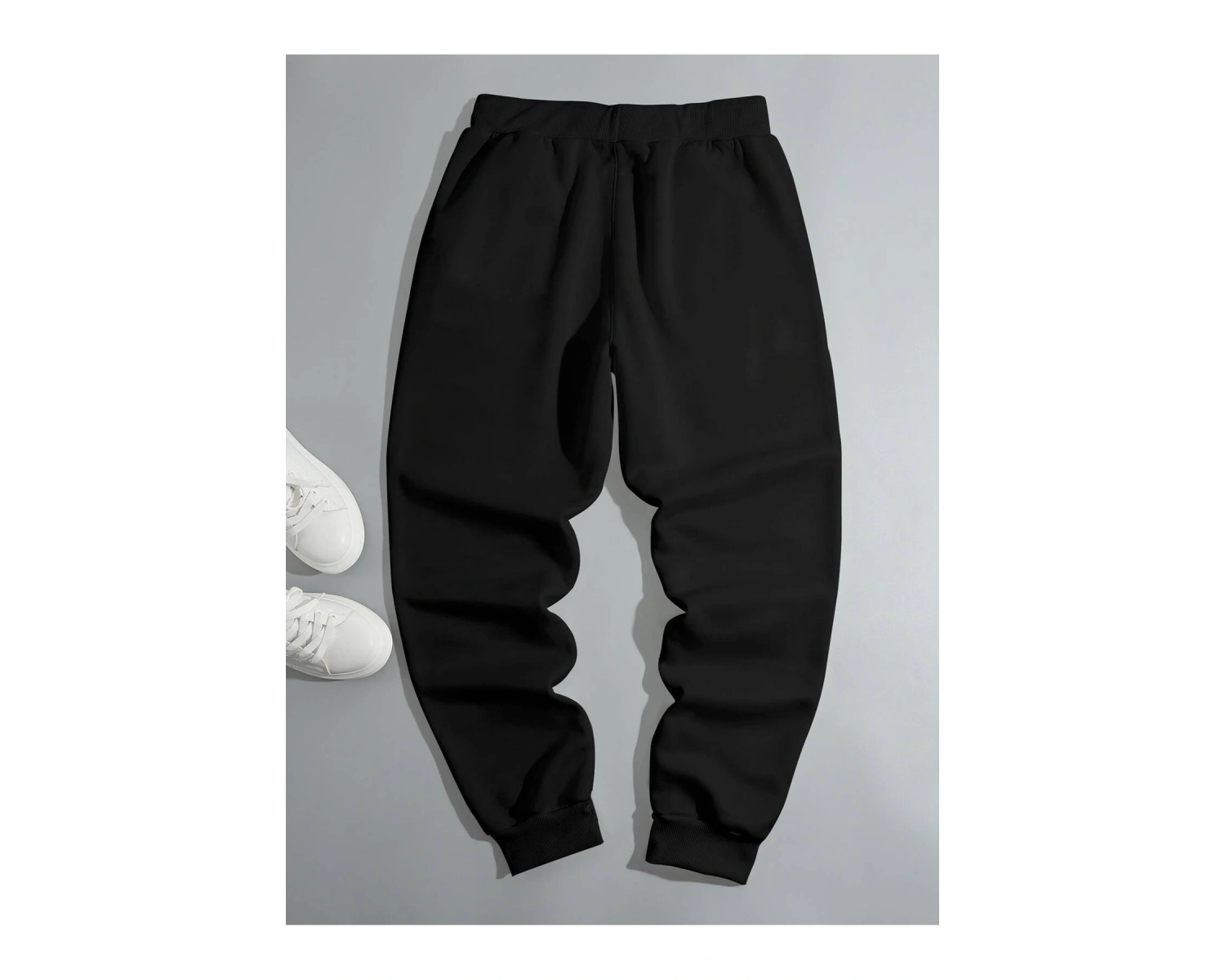 Cartoon & Slogan Graphic Drawstring Waist Eşofman Altı